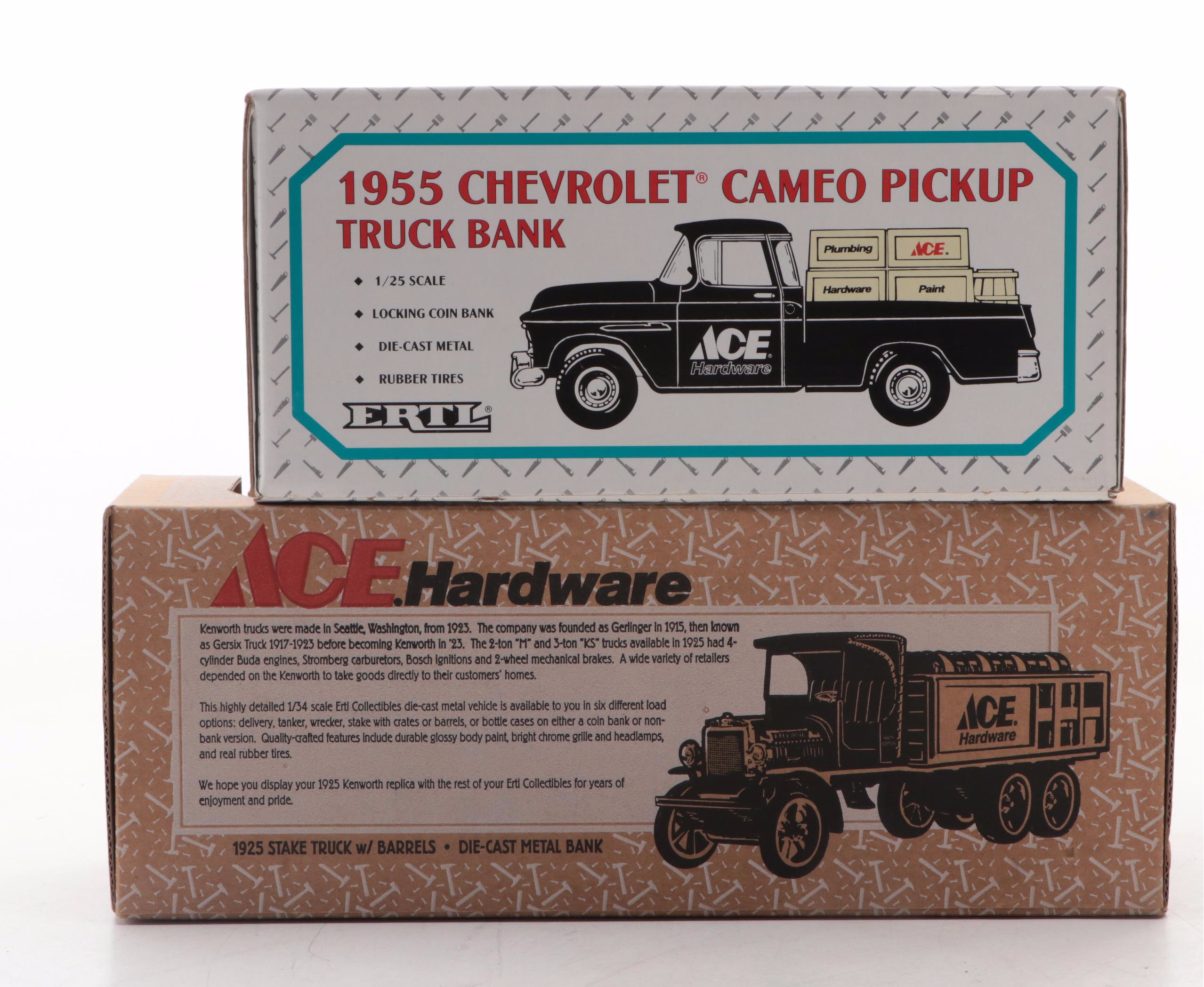 ACE Hardware Diecast  Delivery Vehicles and Banks