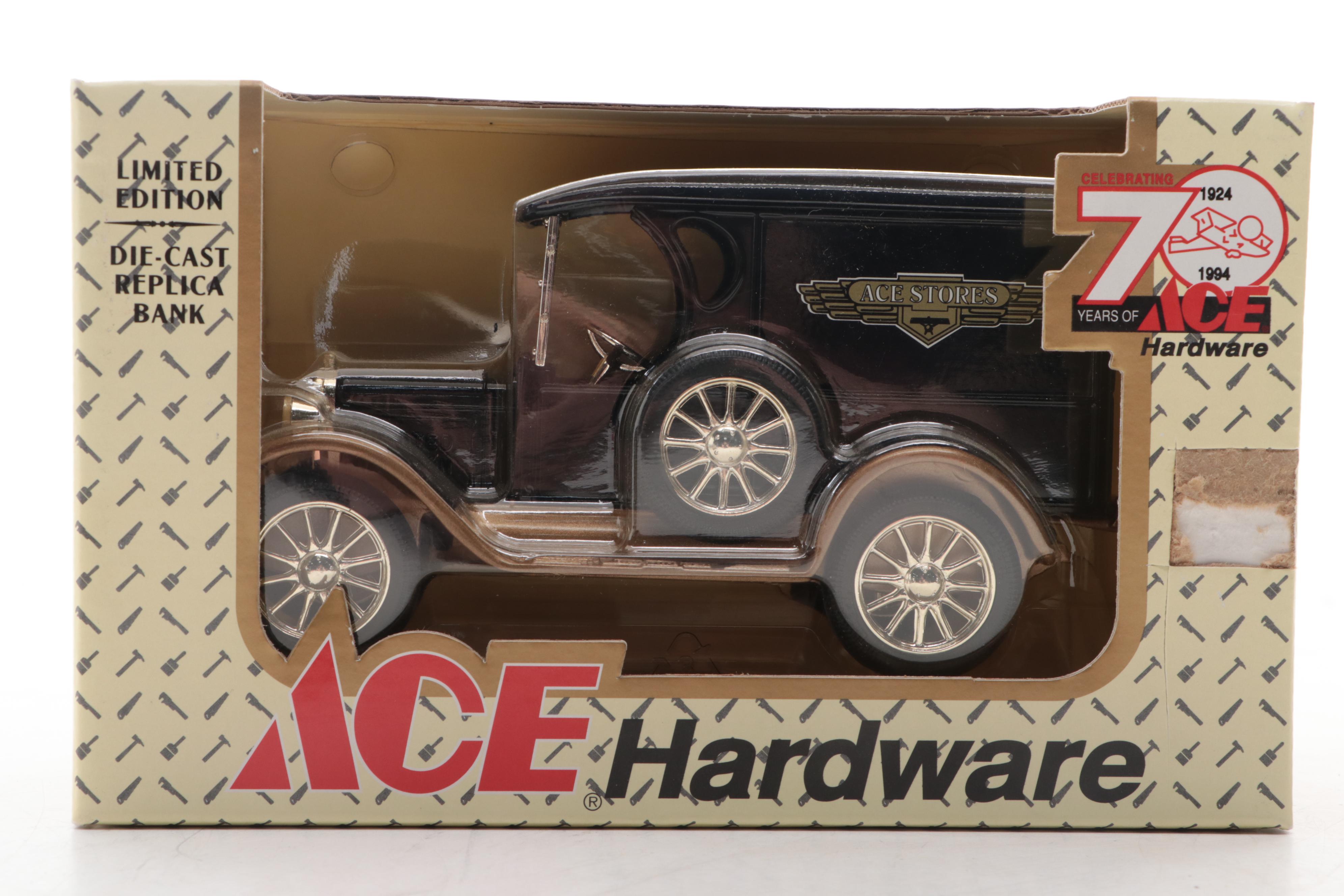 ACE Hardware Diecast  Delivery Vehicles and Banks