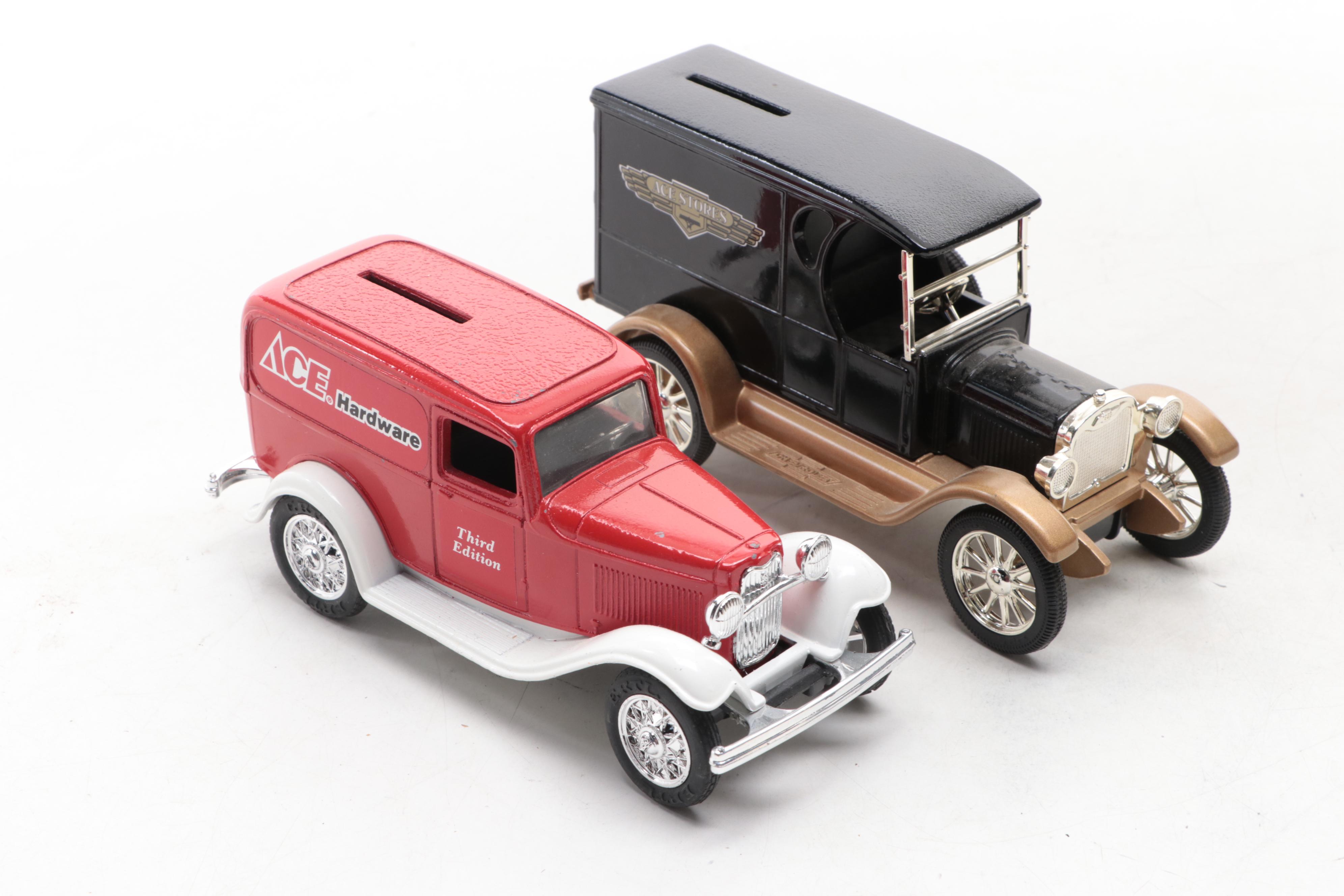 ACE Hardware Diecast  Delivery Vehicles and Banks
