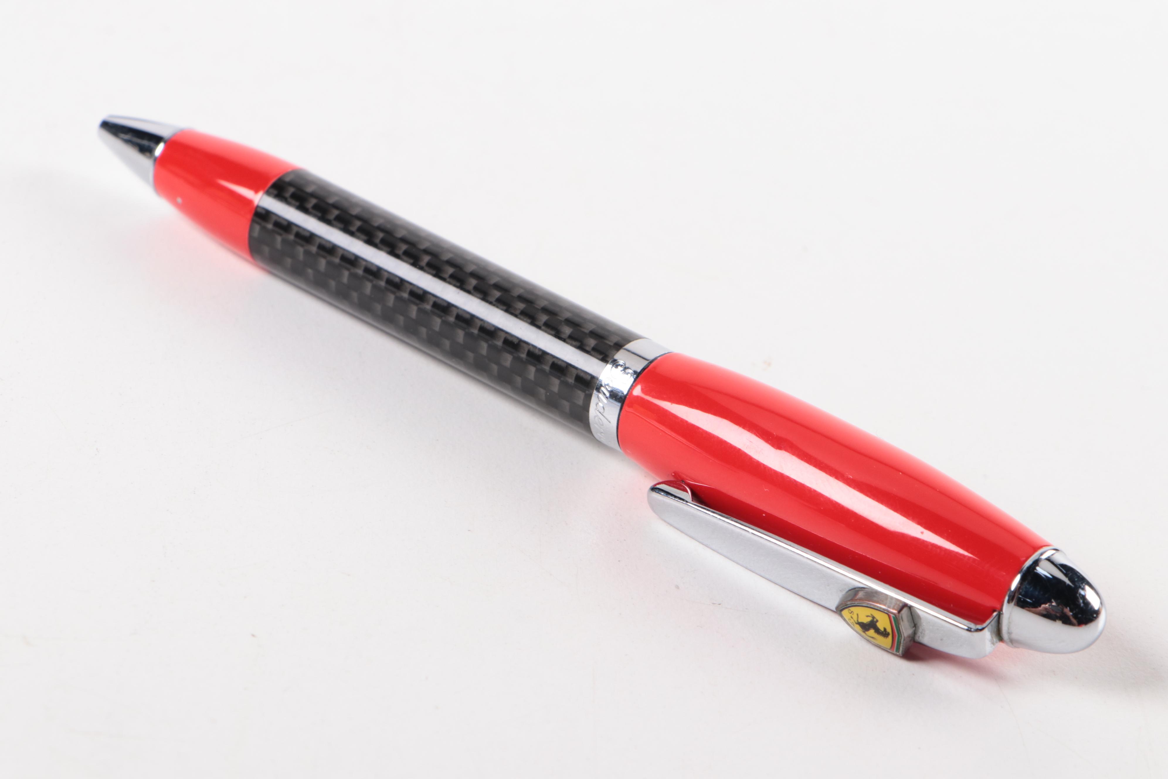 Scuderia Ferrari "Pole Position" Ballpoint Pen with Cross Pens and More