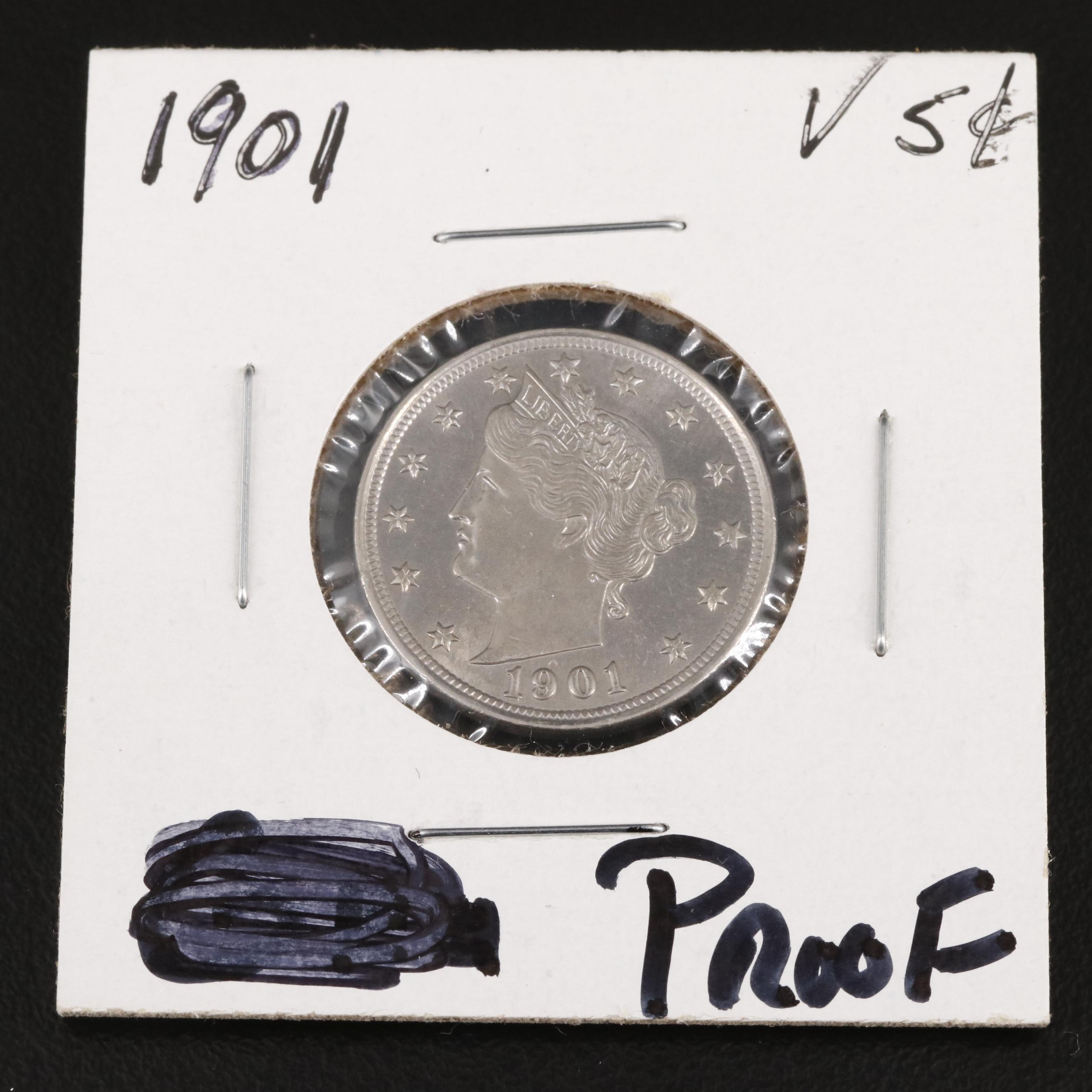 1901 United States Proof Liberty Nickel
