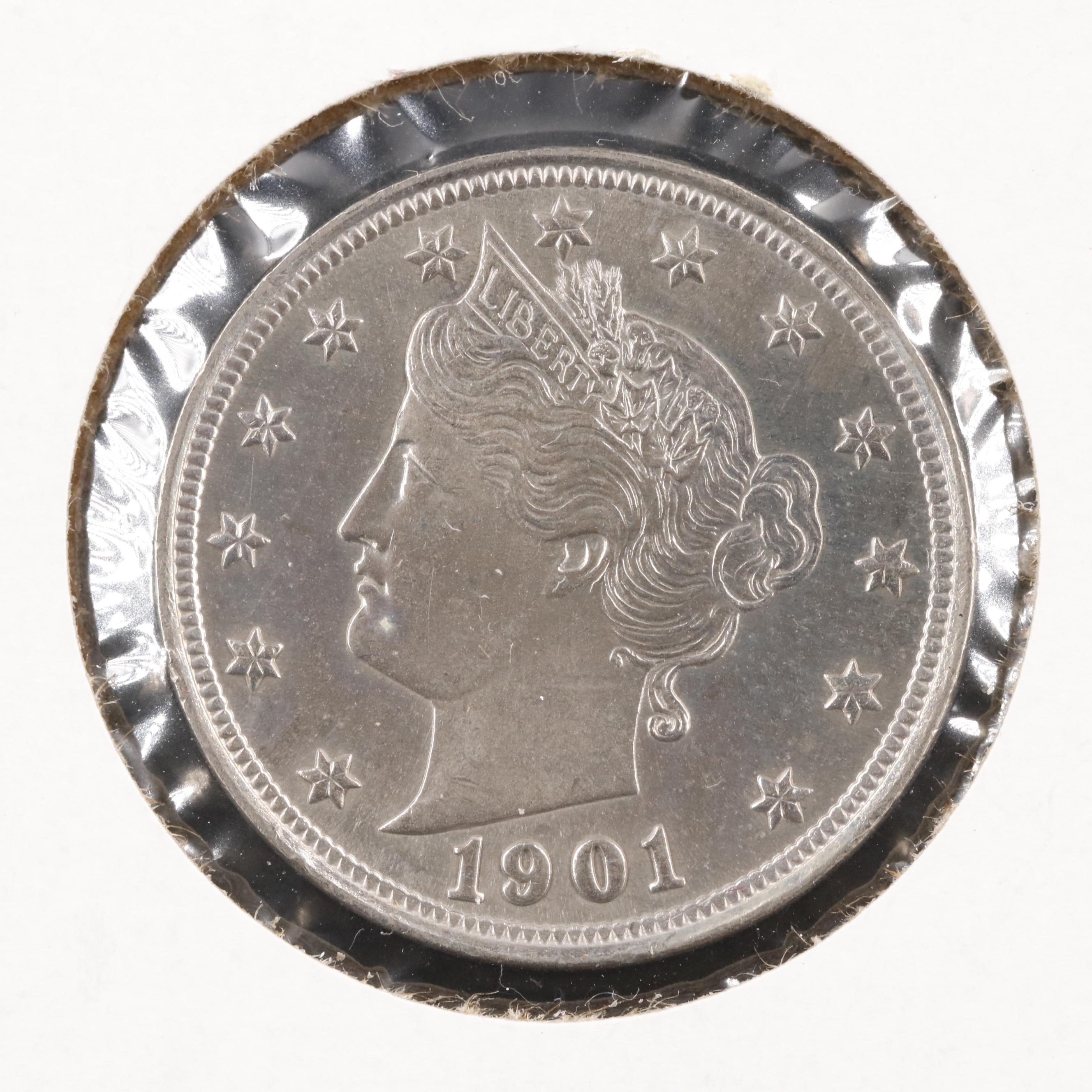 1901 United States Proof Liberty Nickel