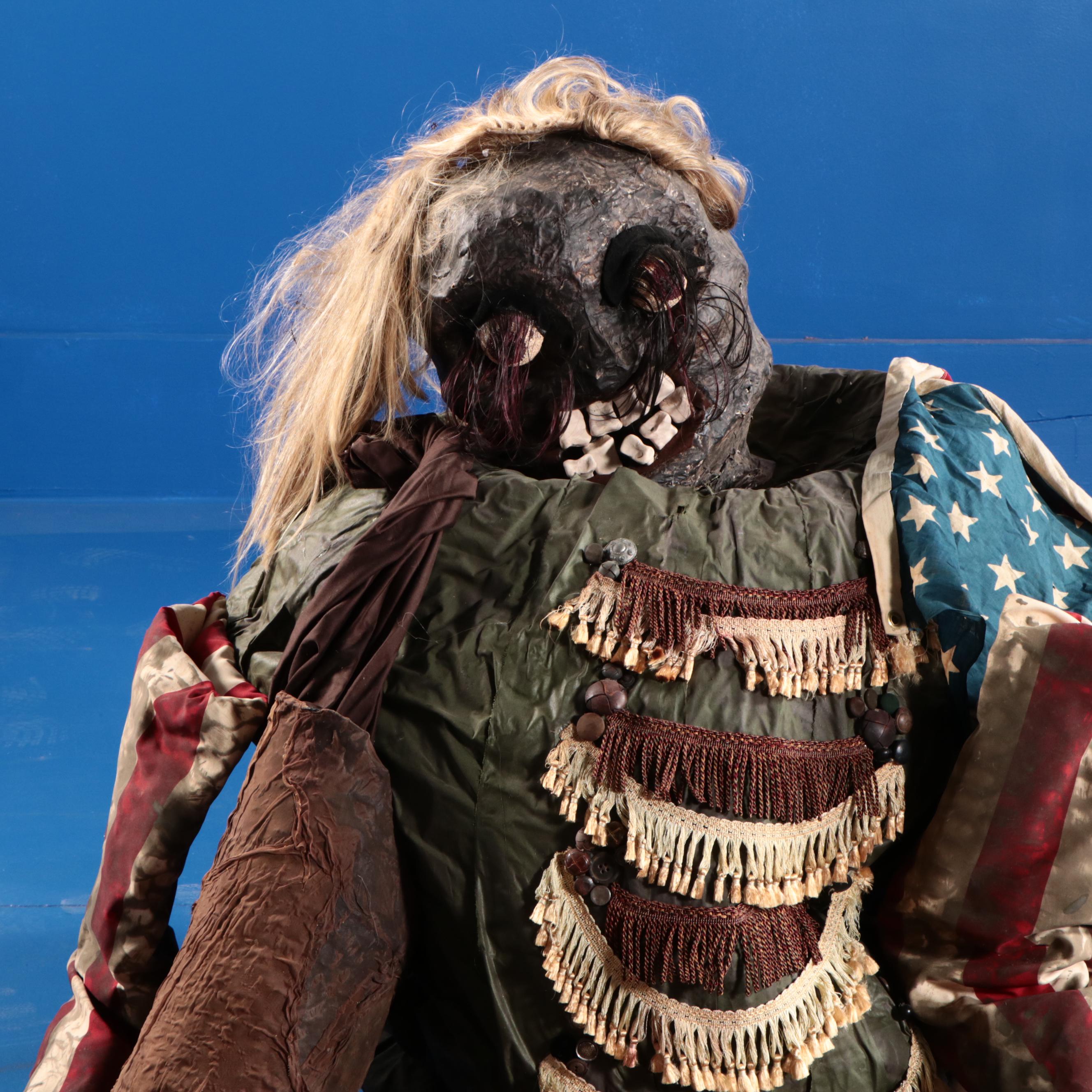 Zombie Figure and Floral Arch from Raconteurs Album Cover Shoot