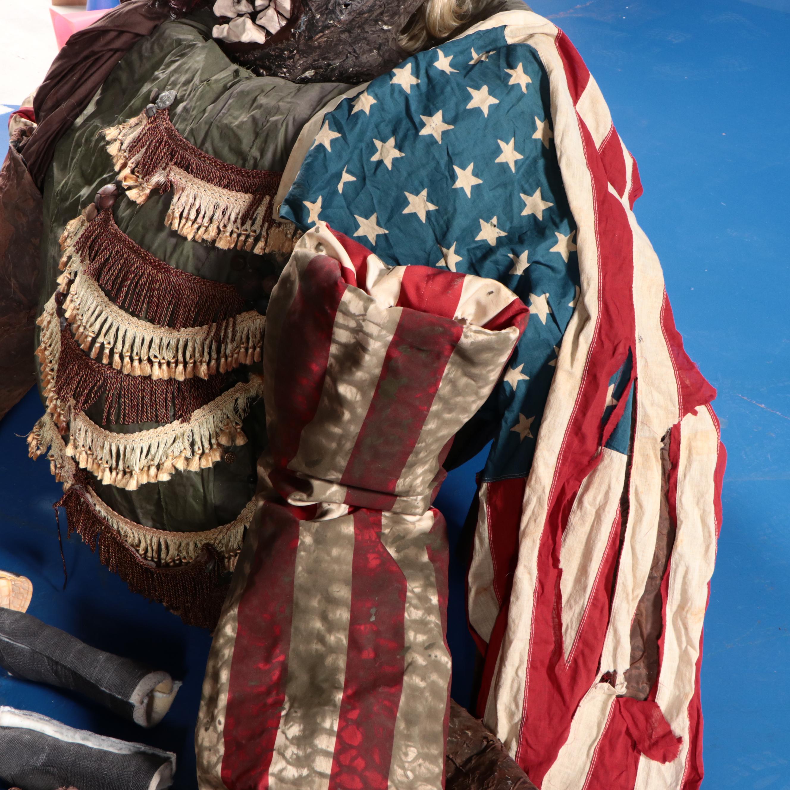 Zombie Figure and Floral Arch from Raconteurs Album Cover Shoot