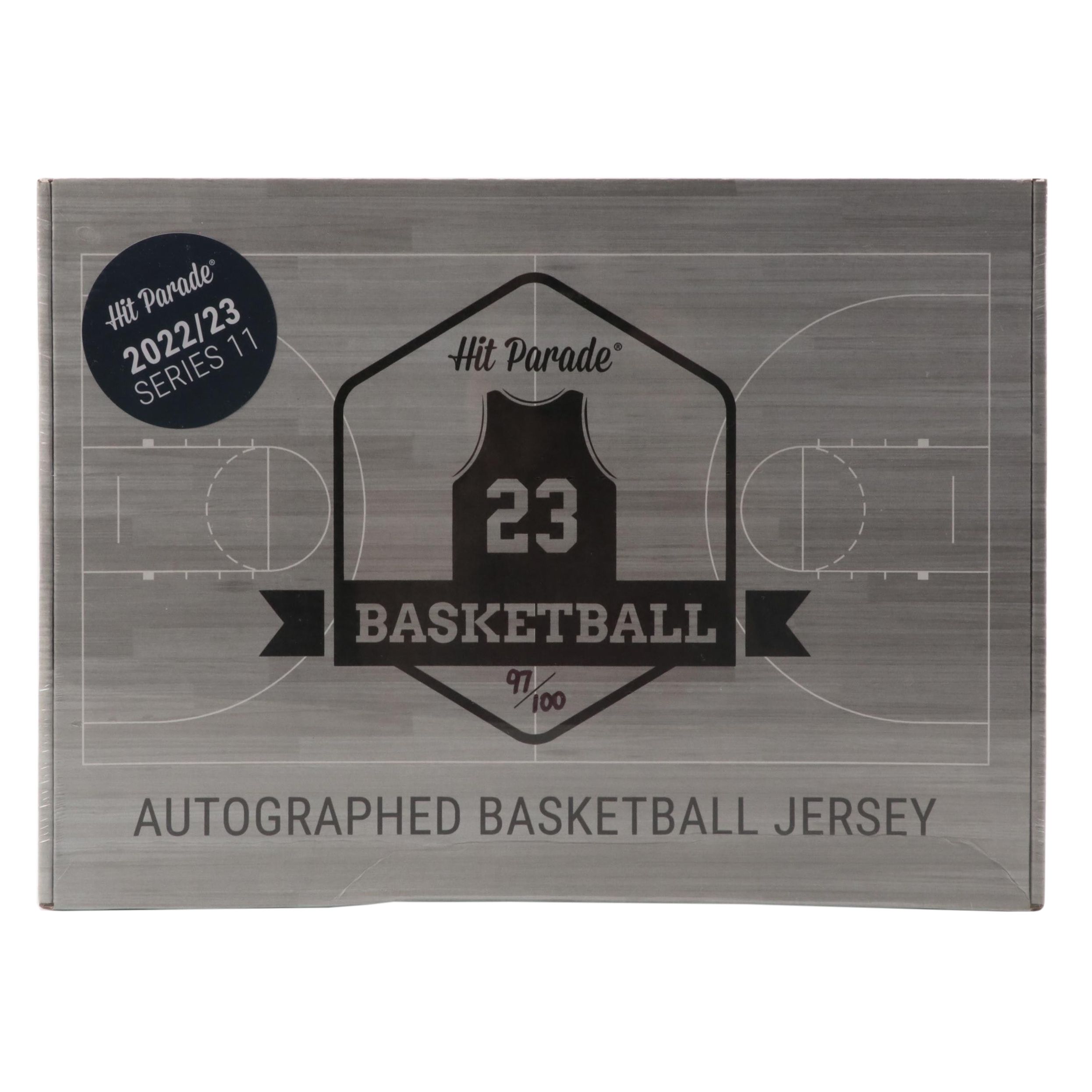 2022/23 Hit Parade Autographed Basketball Jersey Series 11 Hobby Box