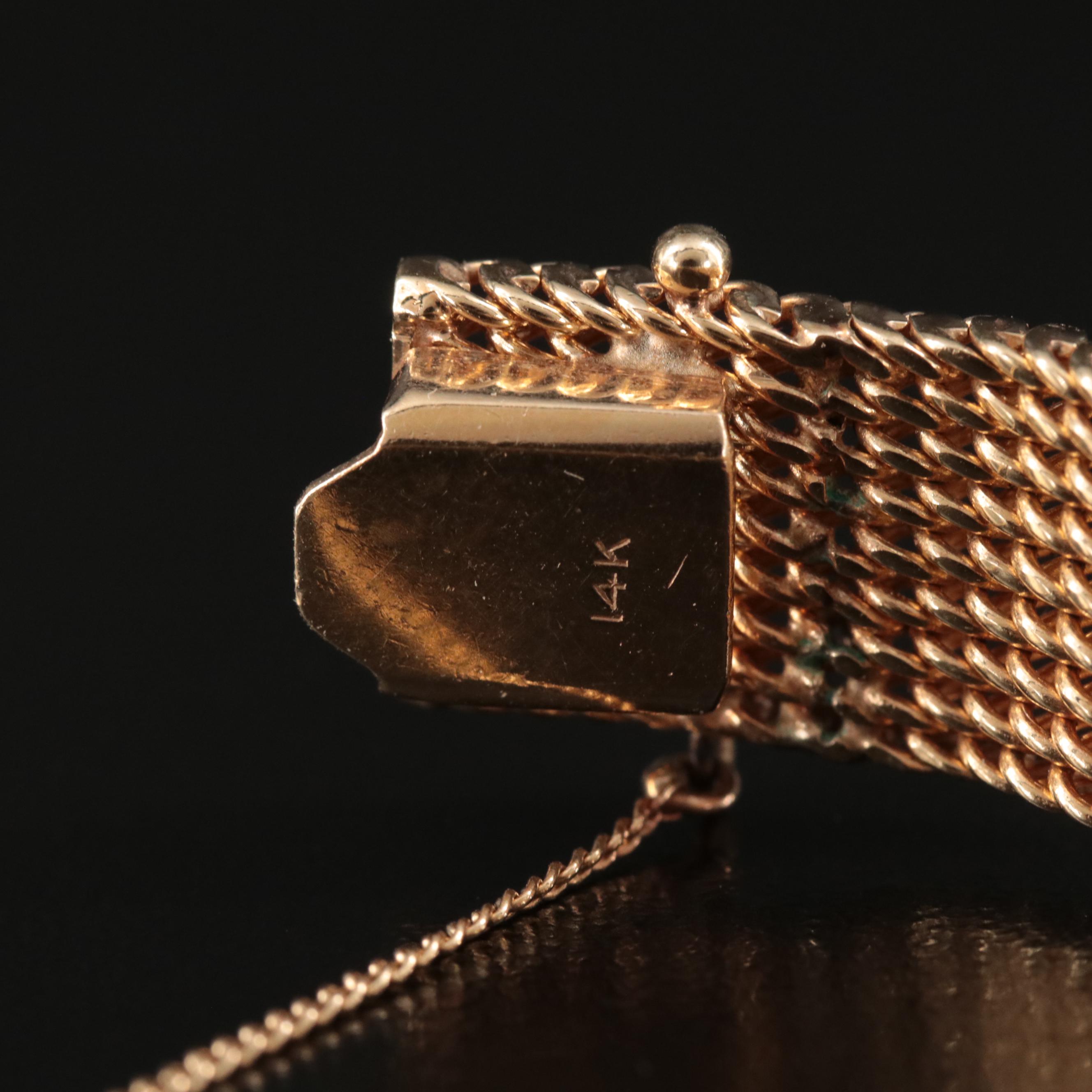 14K Omega Diamond Watch