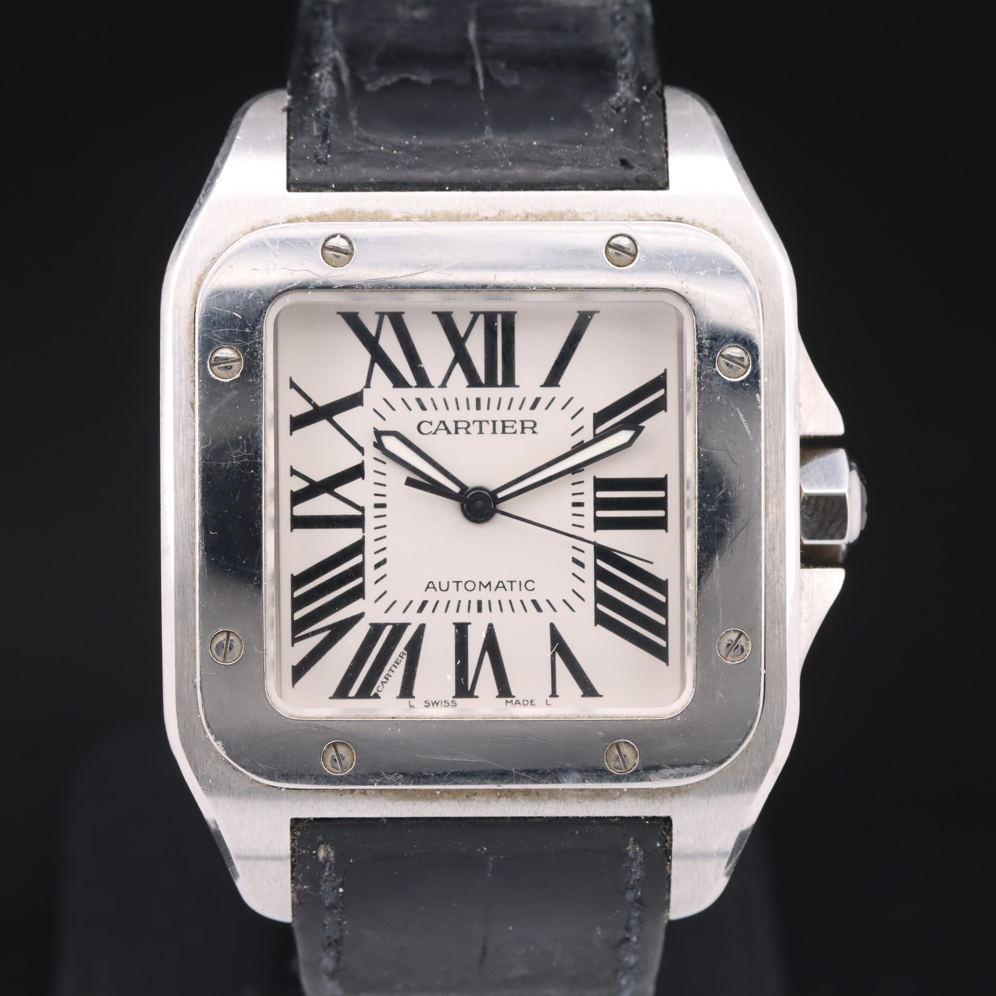 Cartier Santos 100 XL Stainless Steel Automatic Watch