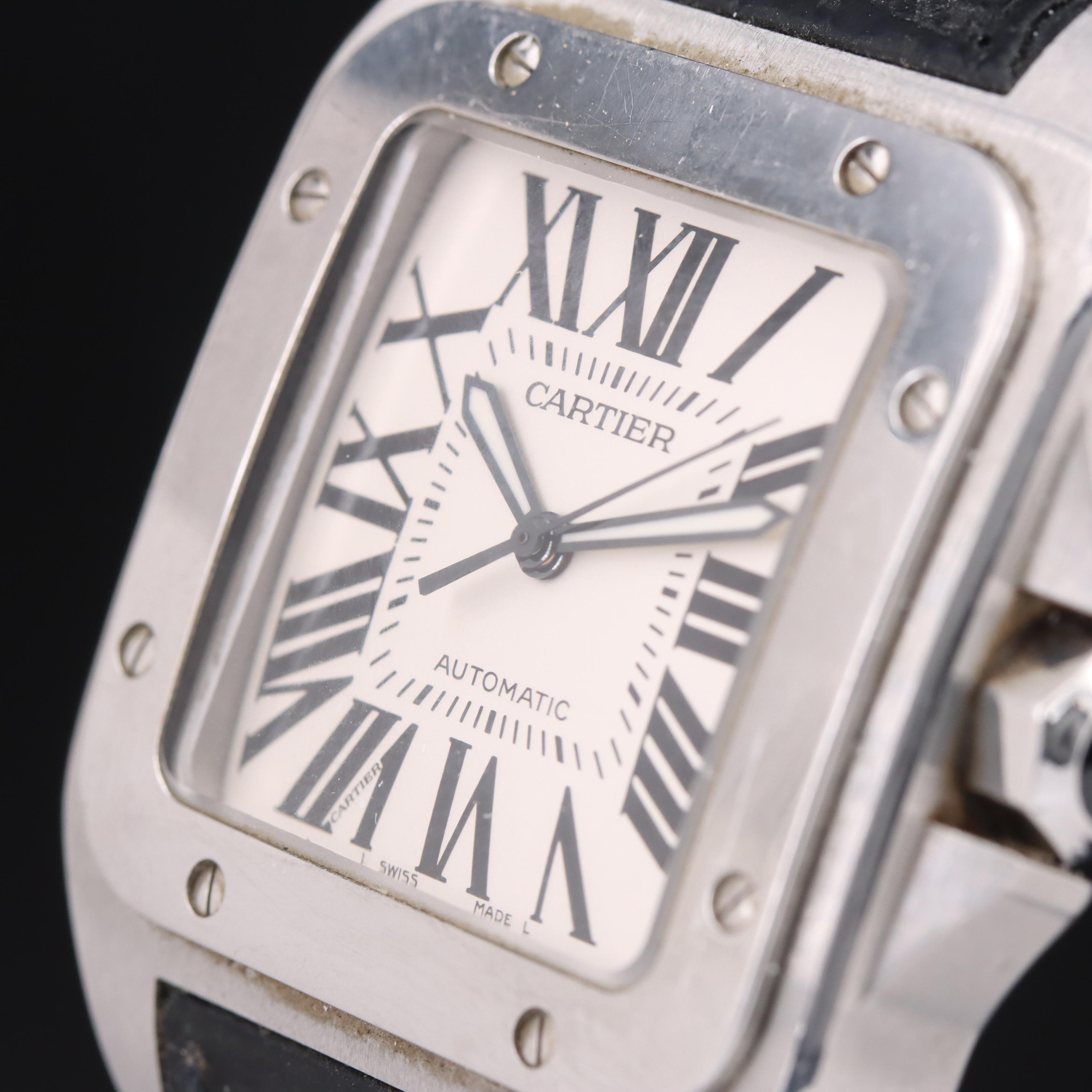 Cartier Santos 100 XL Stainless Steel Automatic Watch