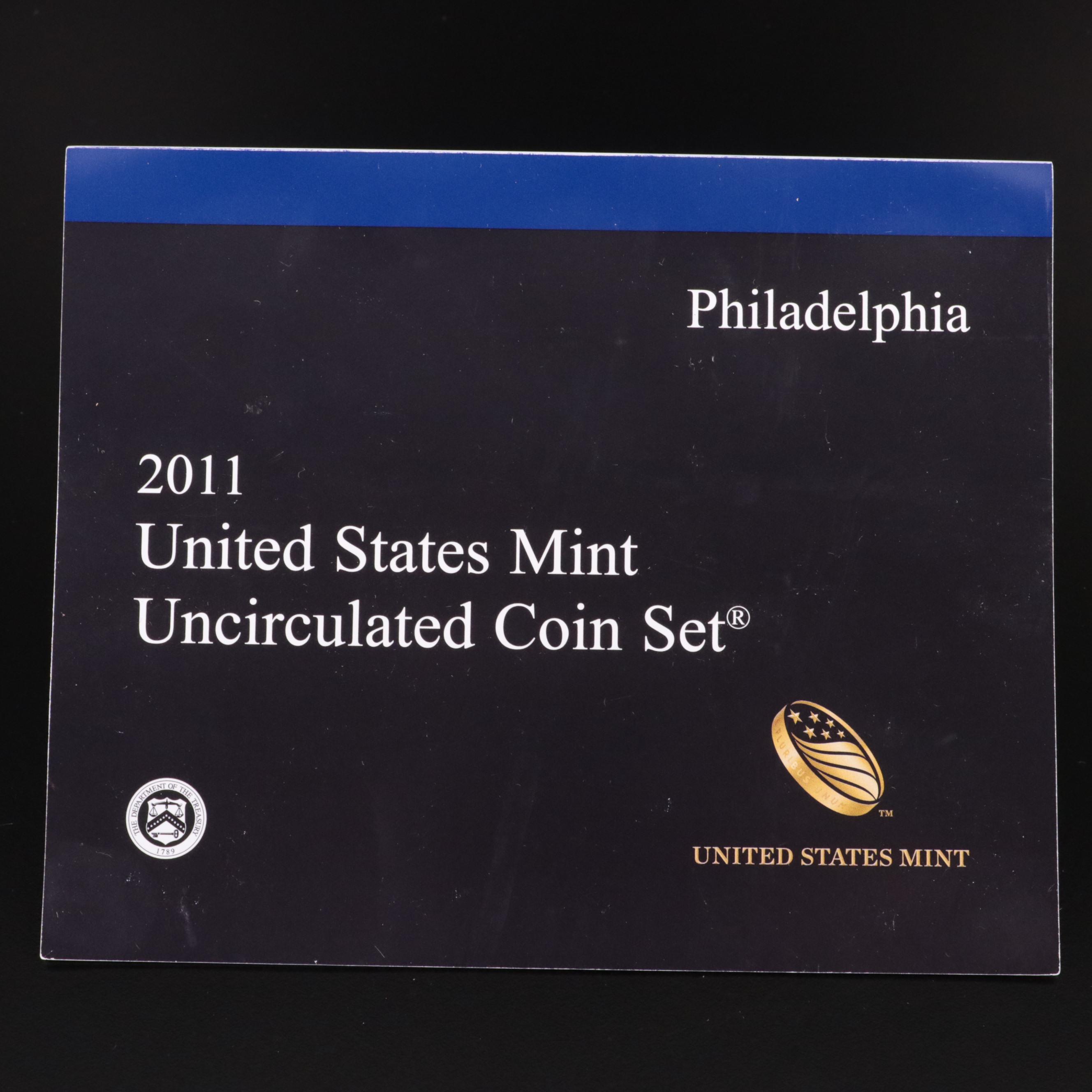 Group of Five Different United States Mint Sets