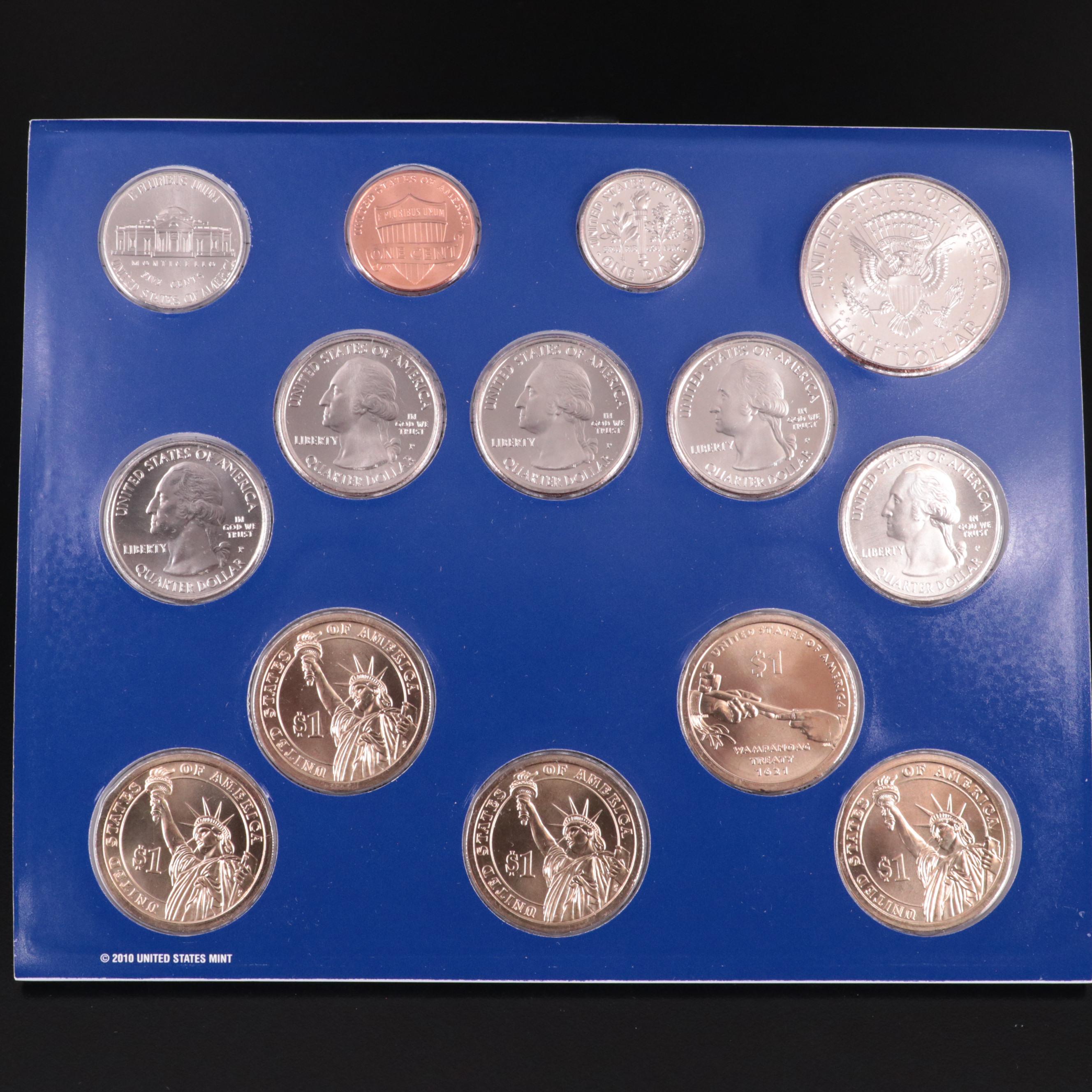 Group of Five Different United States Mint Sets