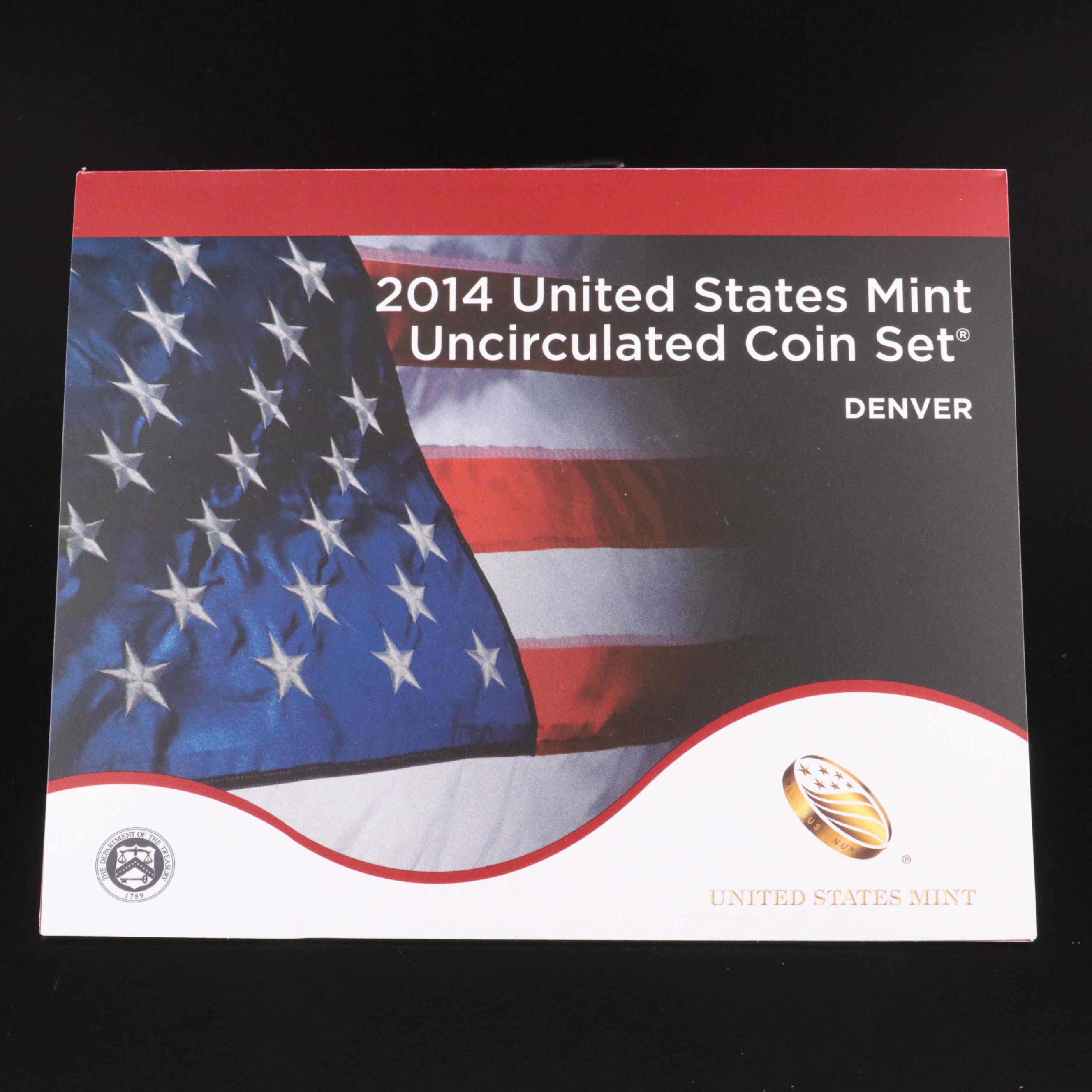 Group of Five Different United States Mint Sets