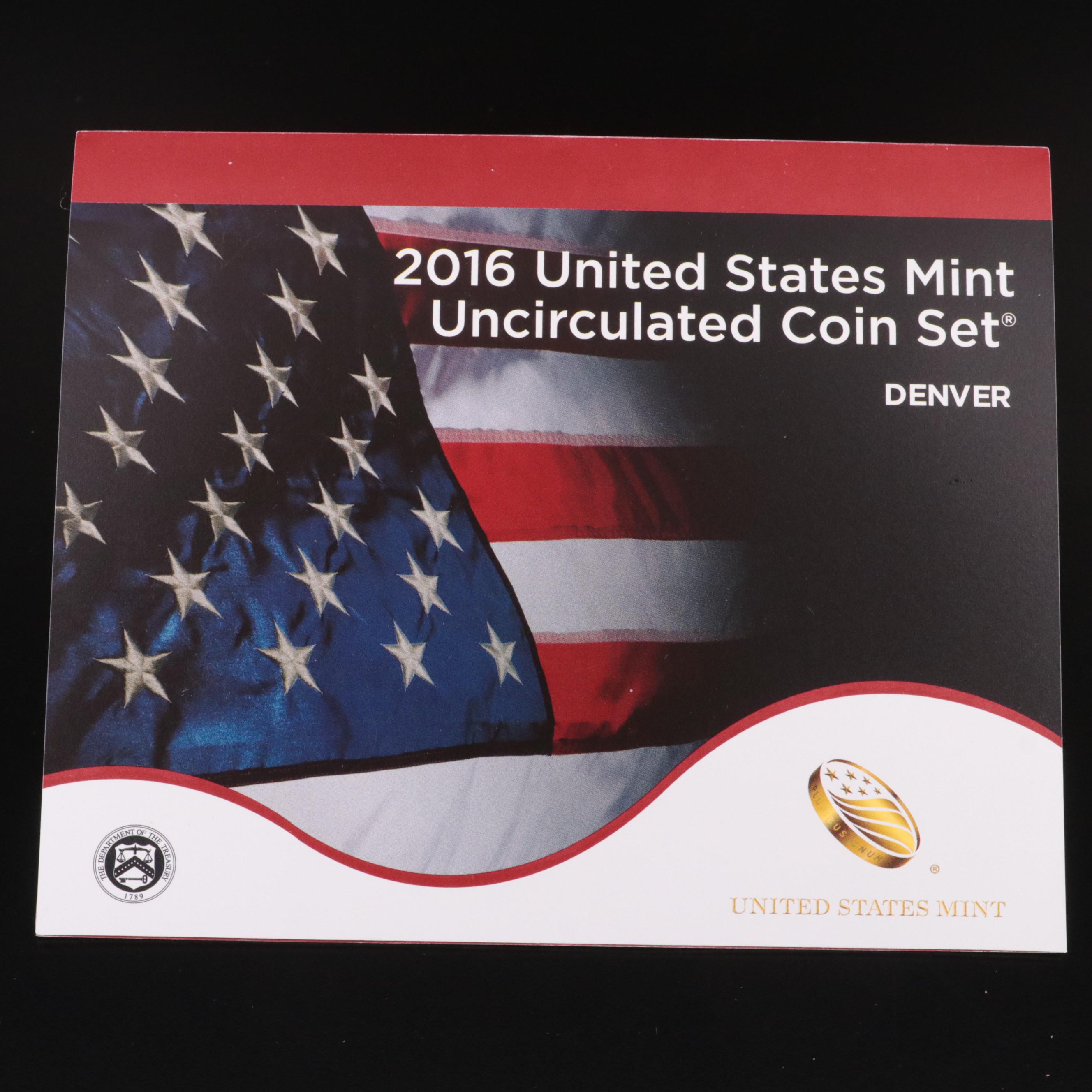 Group of Five Different United States Mint Sets