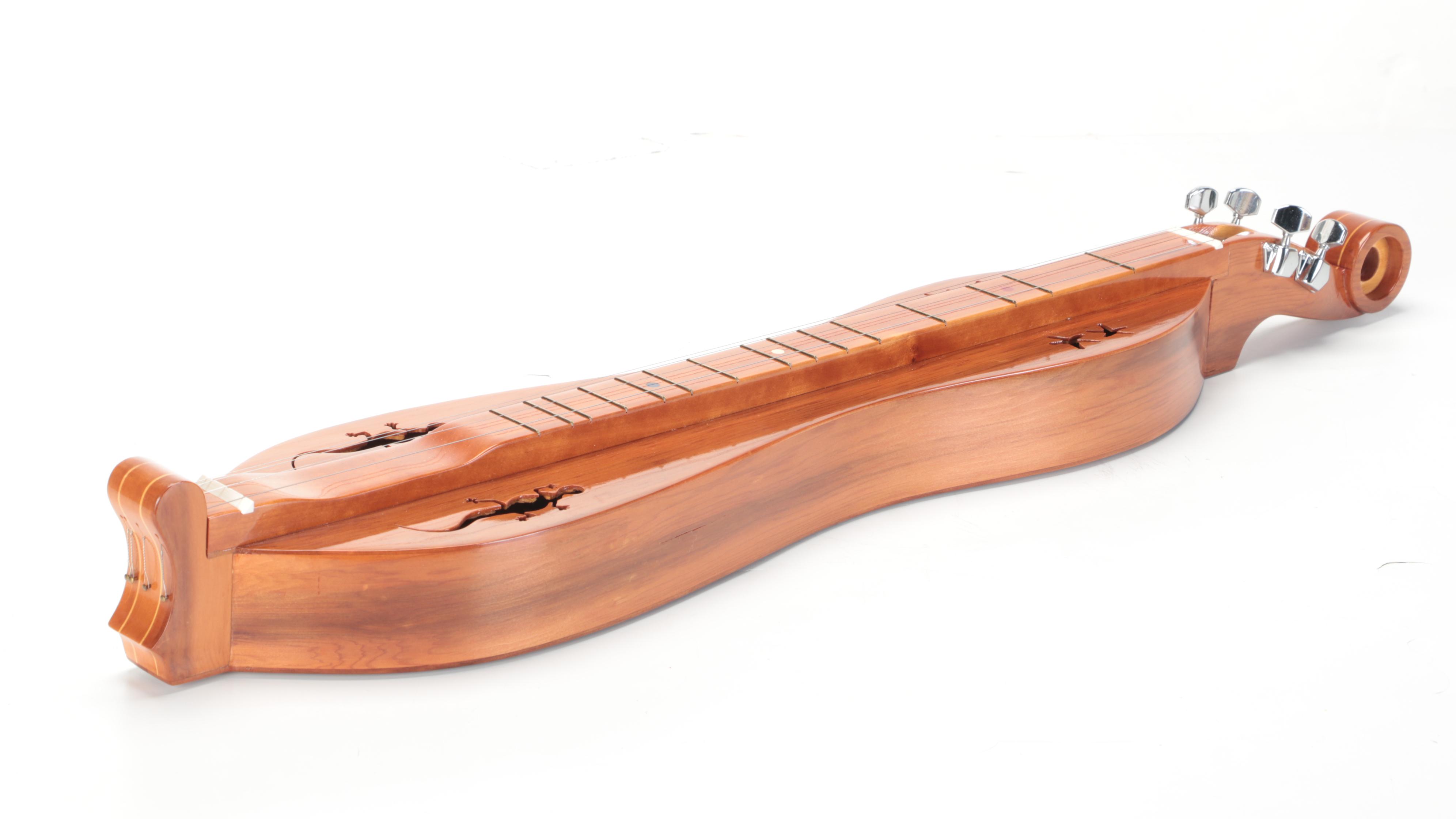 Four-String Appalachian Dulcimer with Stand and Case