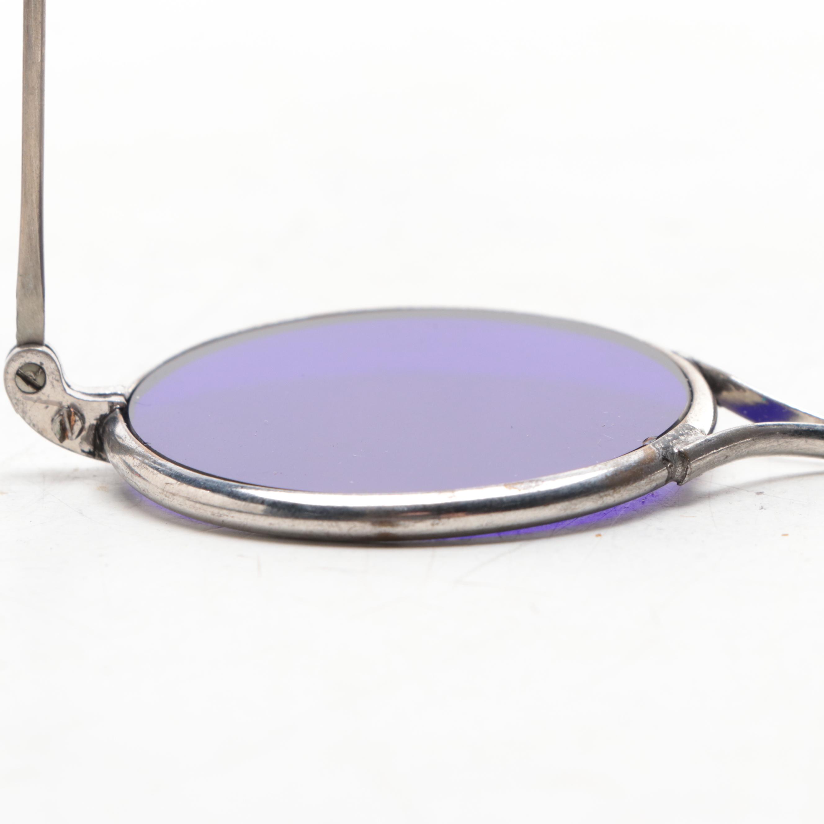 Cesco and American Optical Cobalt Blue Safety Glasses, Other Antique Eyeglasses