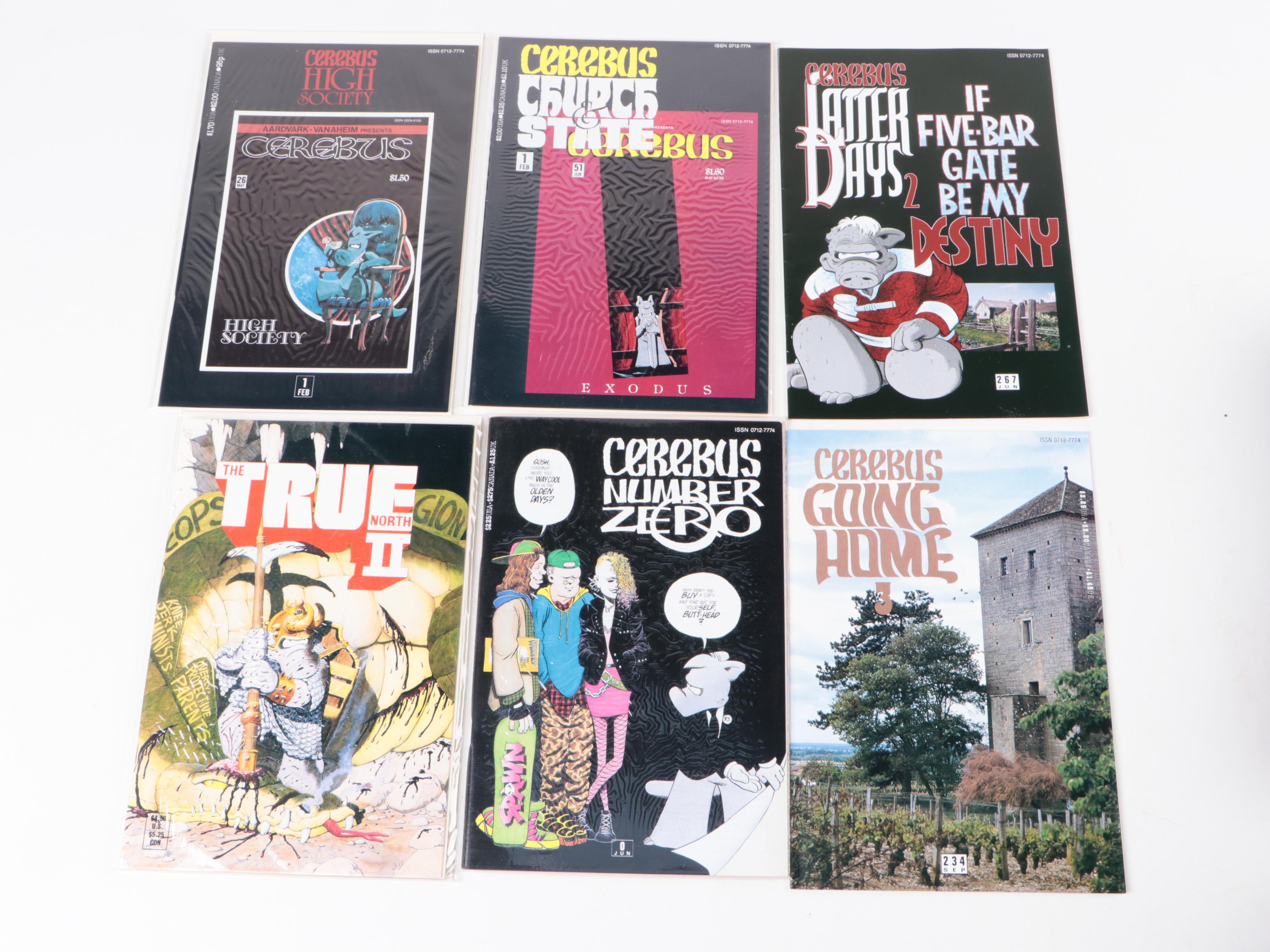 Modern Age "Cerebus High Society", "Going Home" and More Comic Books