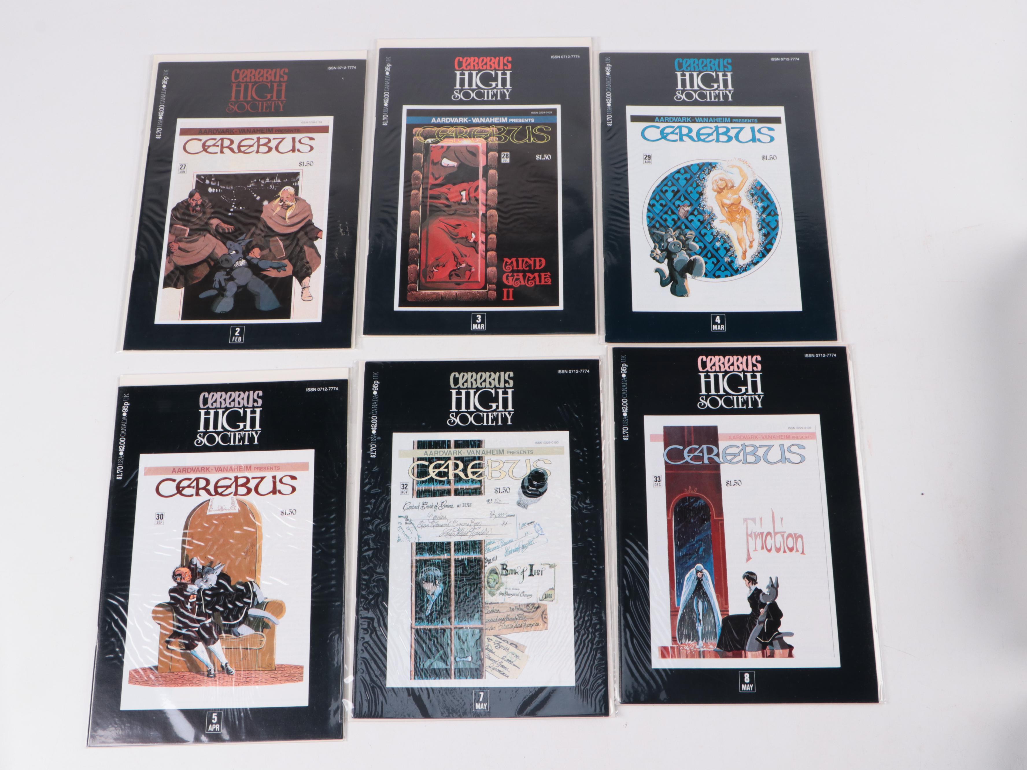 Modern Age "Cerebus High Society", "Going Home" and More Comic Books