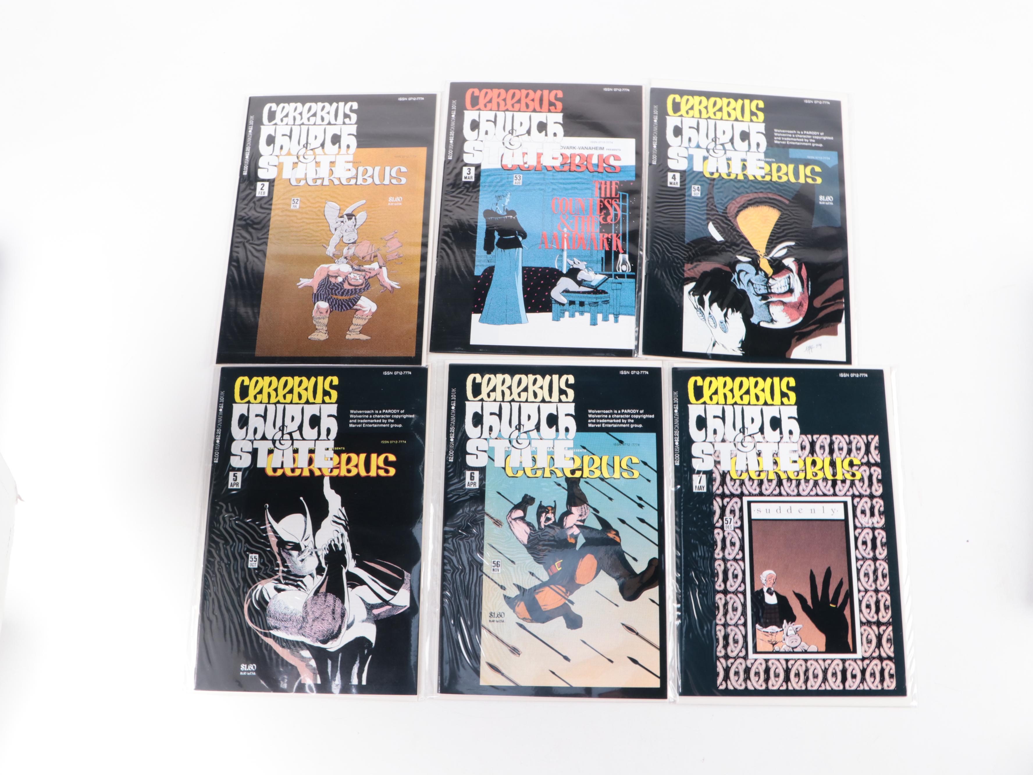 Modern Age "Cerebus High Society", "Going Home" and More Comic Books