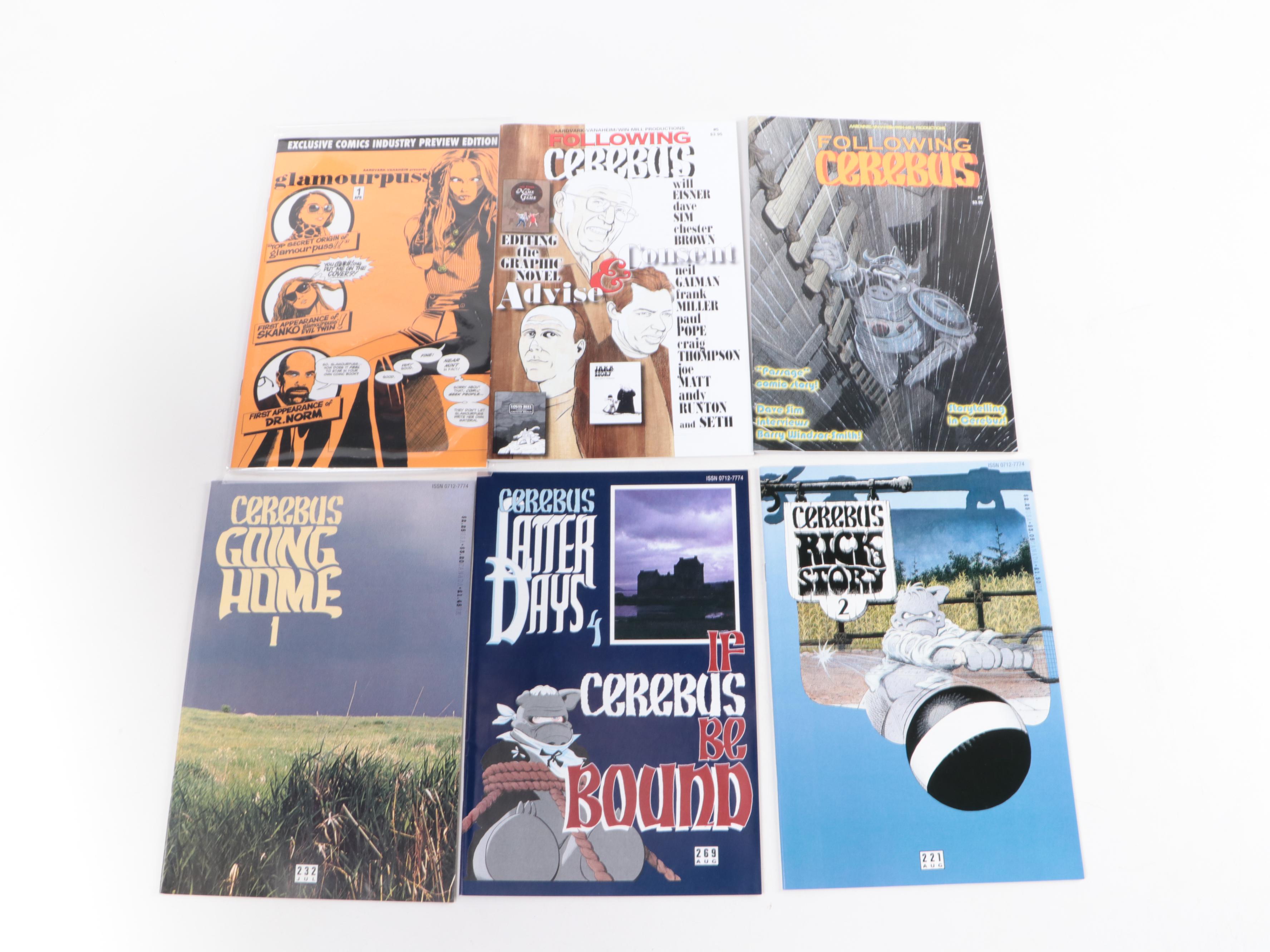 Modern Age "Cerebus High Society", "Going Home" and More Comic Books