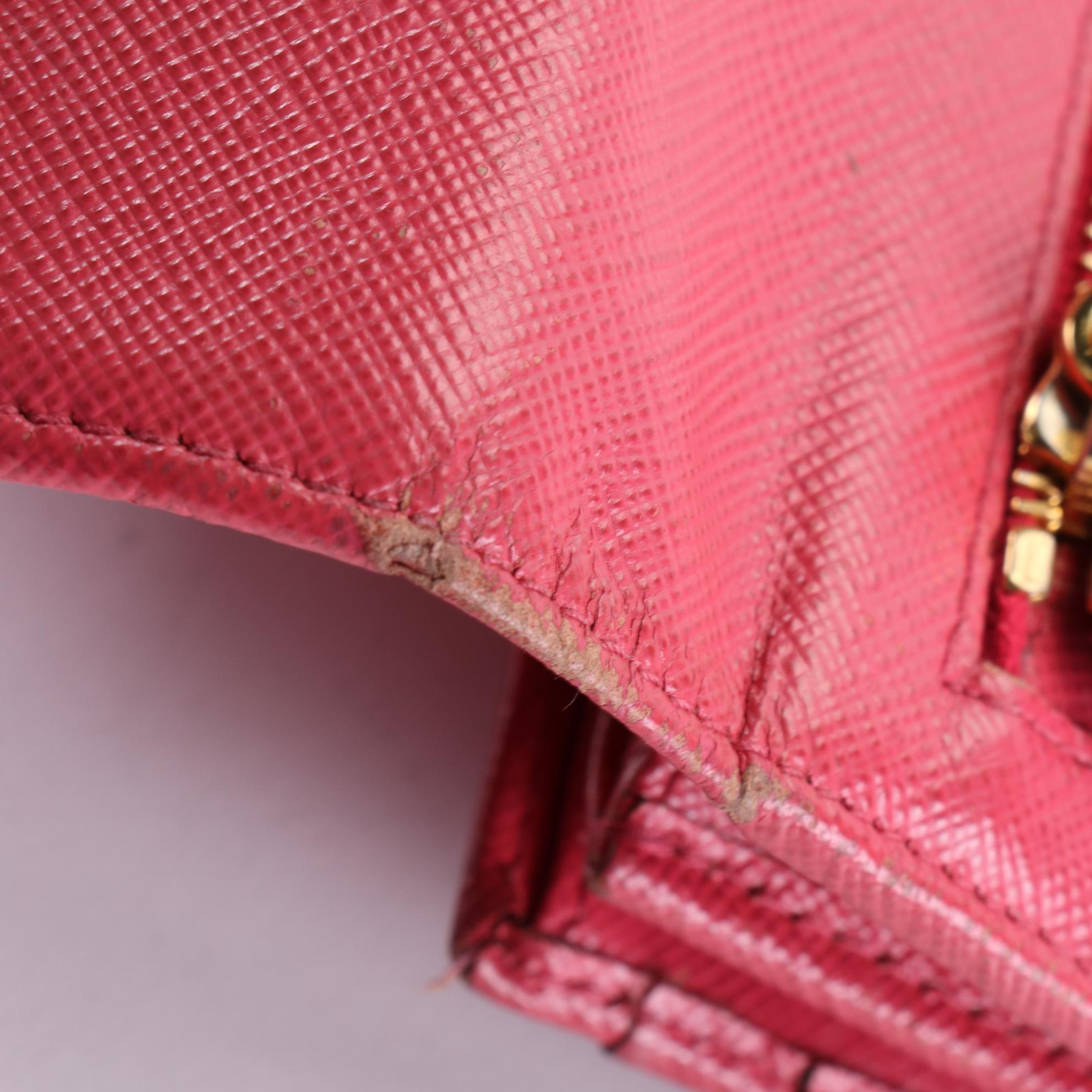 Prada Saffiano Leather Continental Wallet