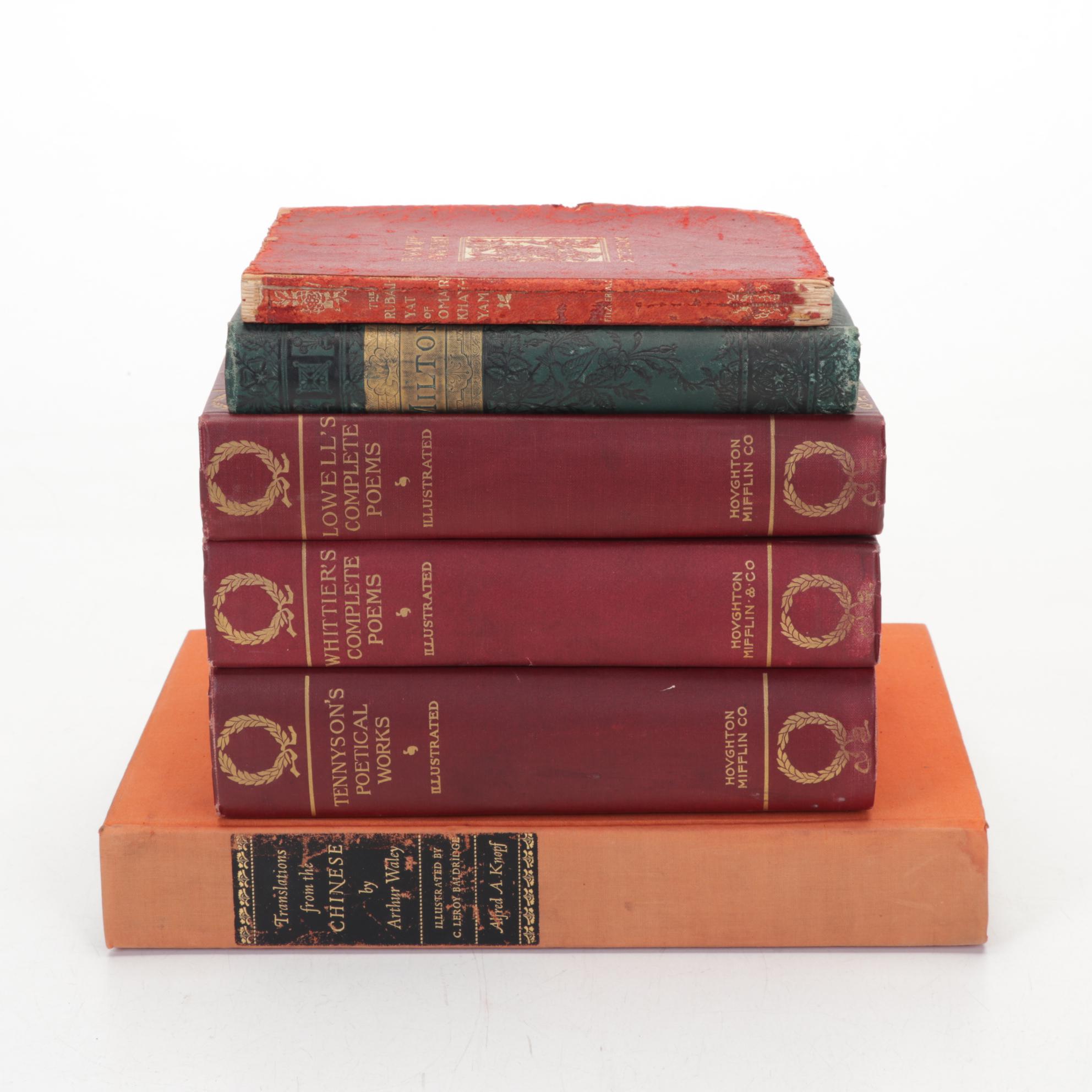 "Translations from the Chinese" by Arthur Wiley and More Poetry Books