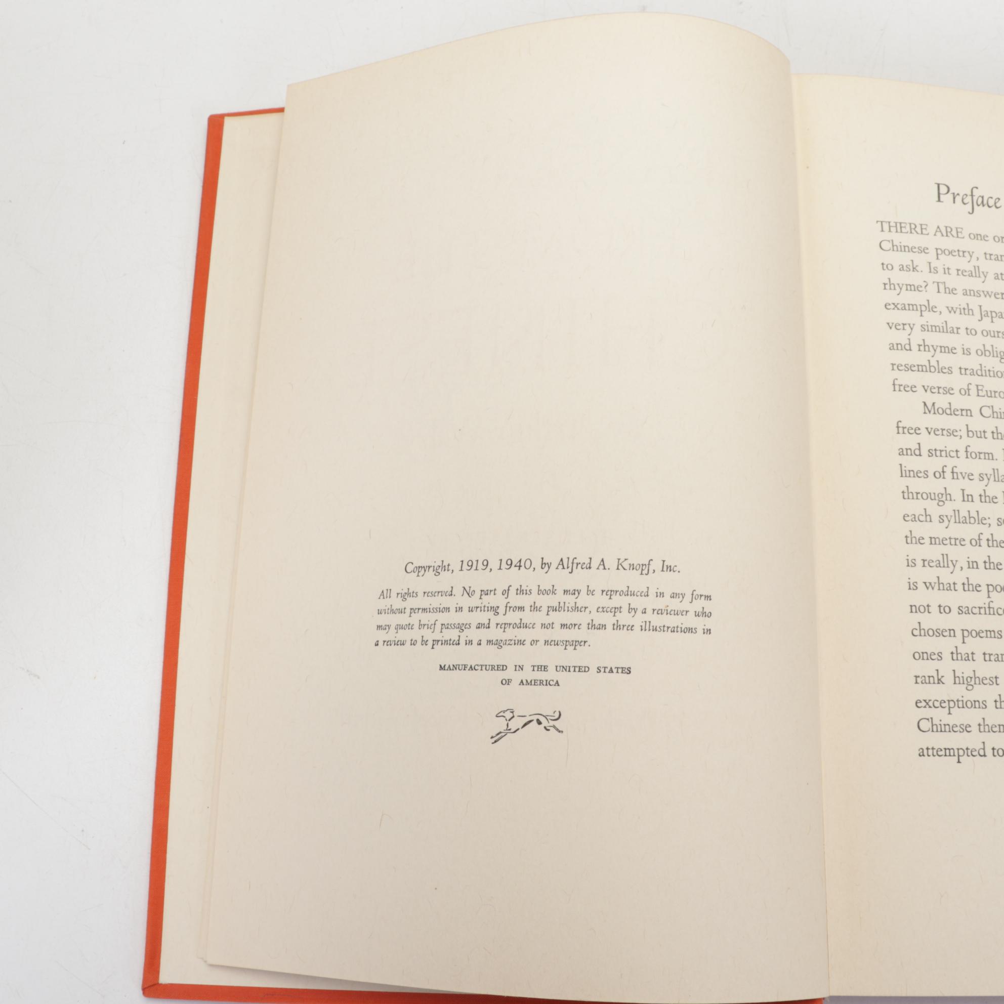 "Translations from the Chinese" by Arthur Wiley and More Poetry Books