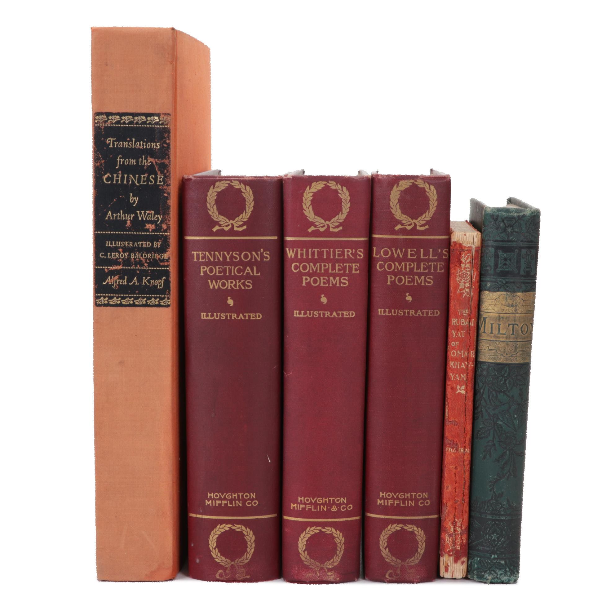 "Translations from the Chinese" by Arthur Wiley and More Poetry Books