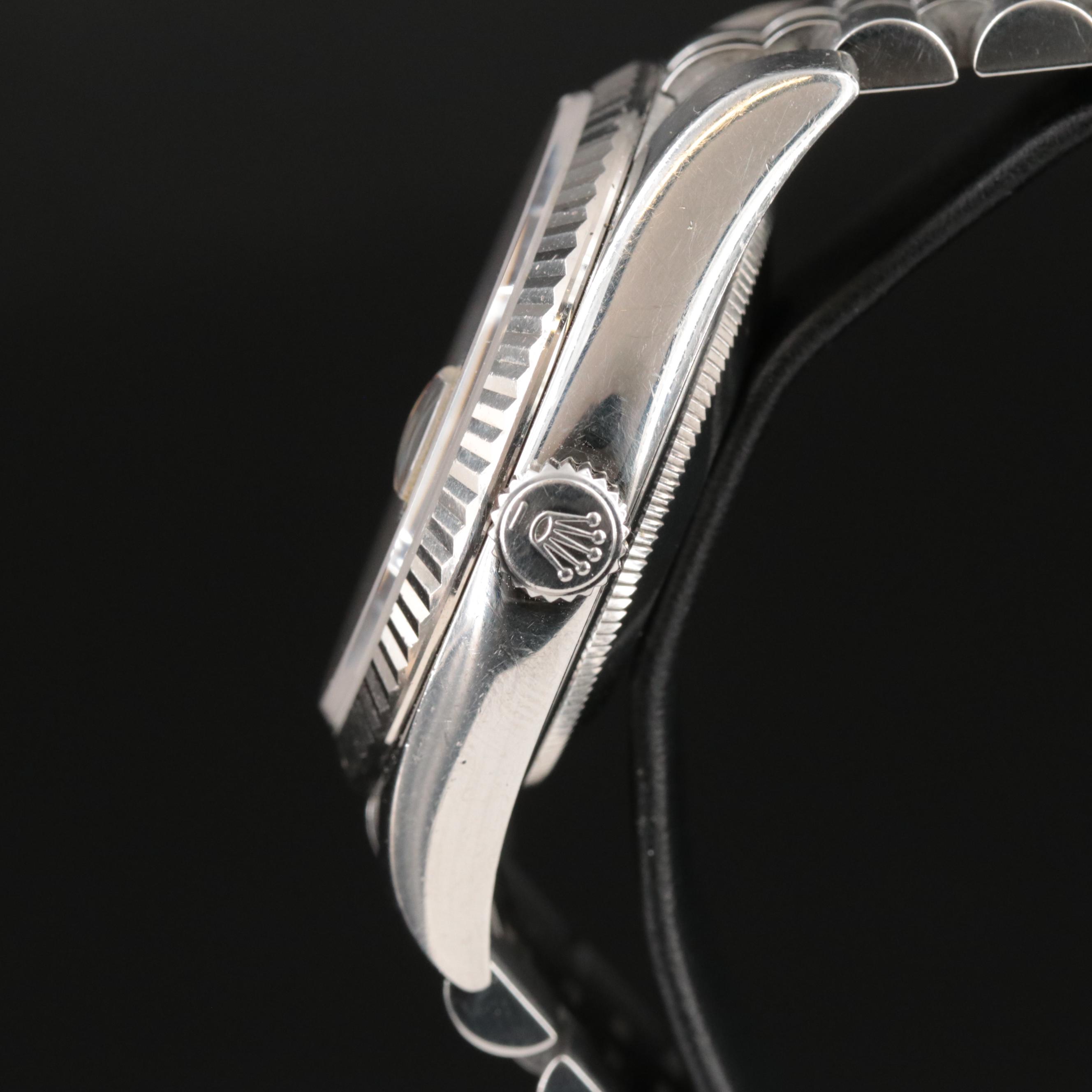 2007 Rolex Factory Diamond Dial Datejust Watch