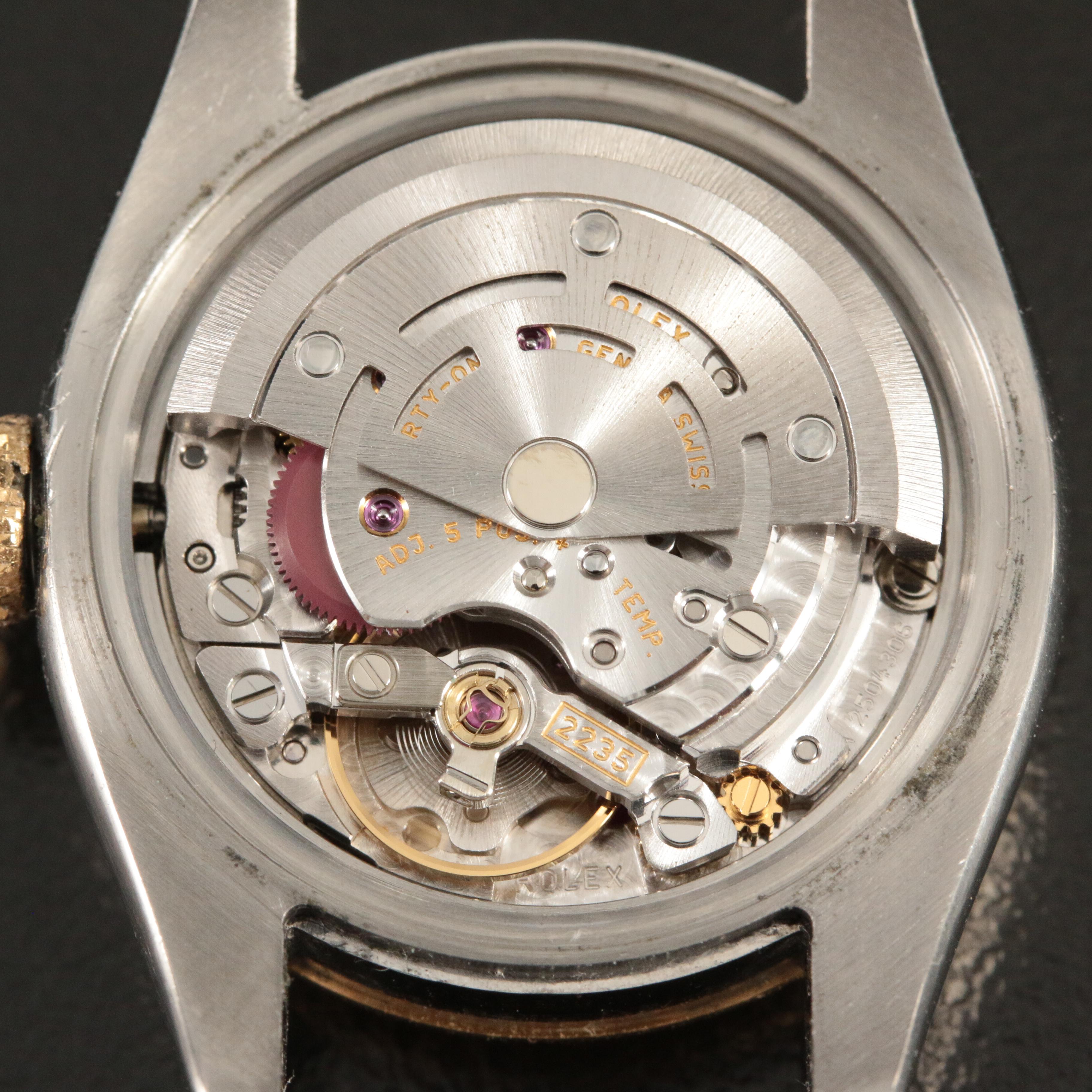 2008 Rolex Factory Diamond Jubilee Dial Datejust Watch