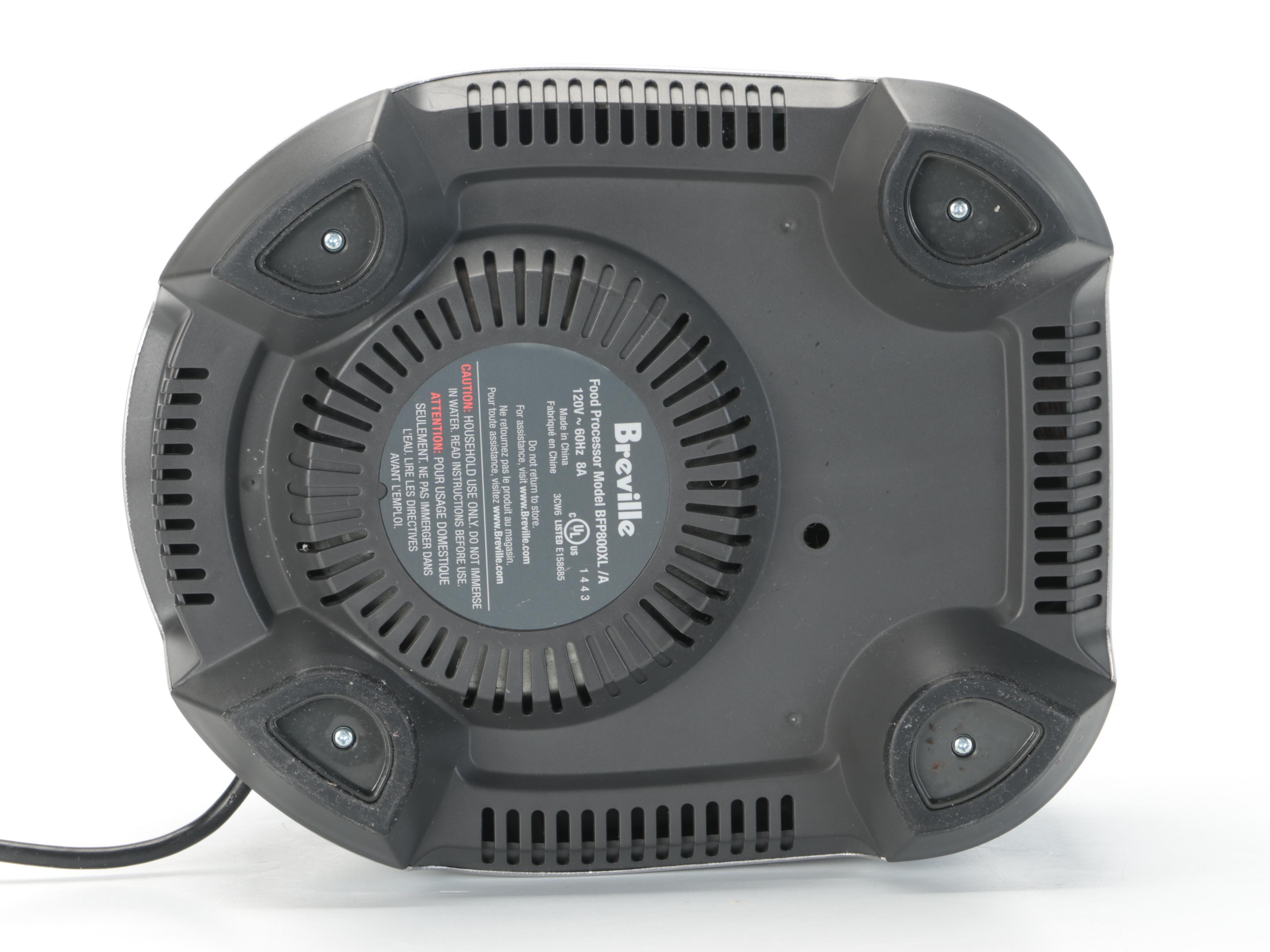 Breville Sous Chef 16-Cup Brushed Stainless Food Processor with Attachments