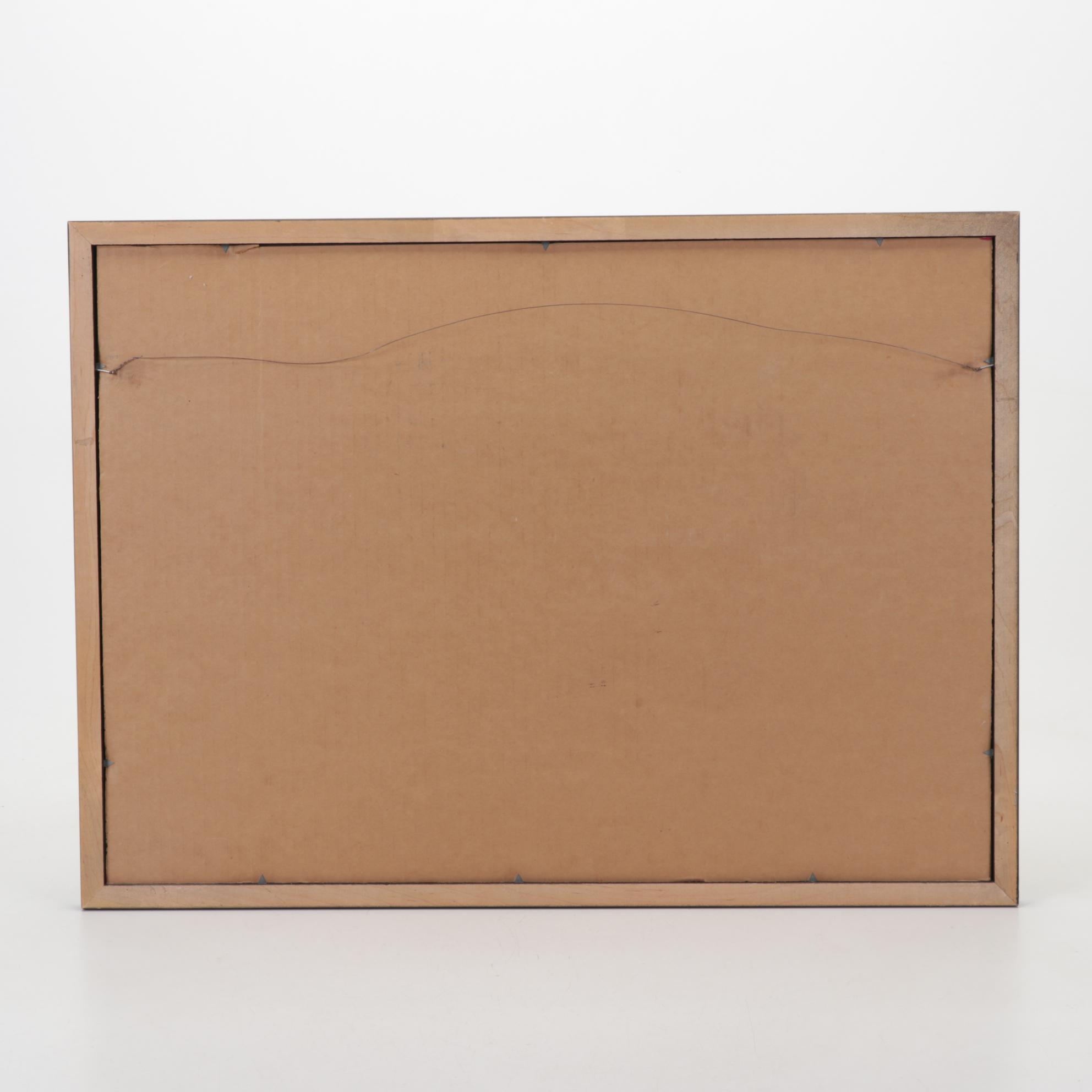 Indy 500 Lithograph "1913 Peugeot / 500 Winner," 1976