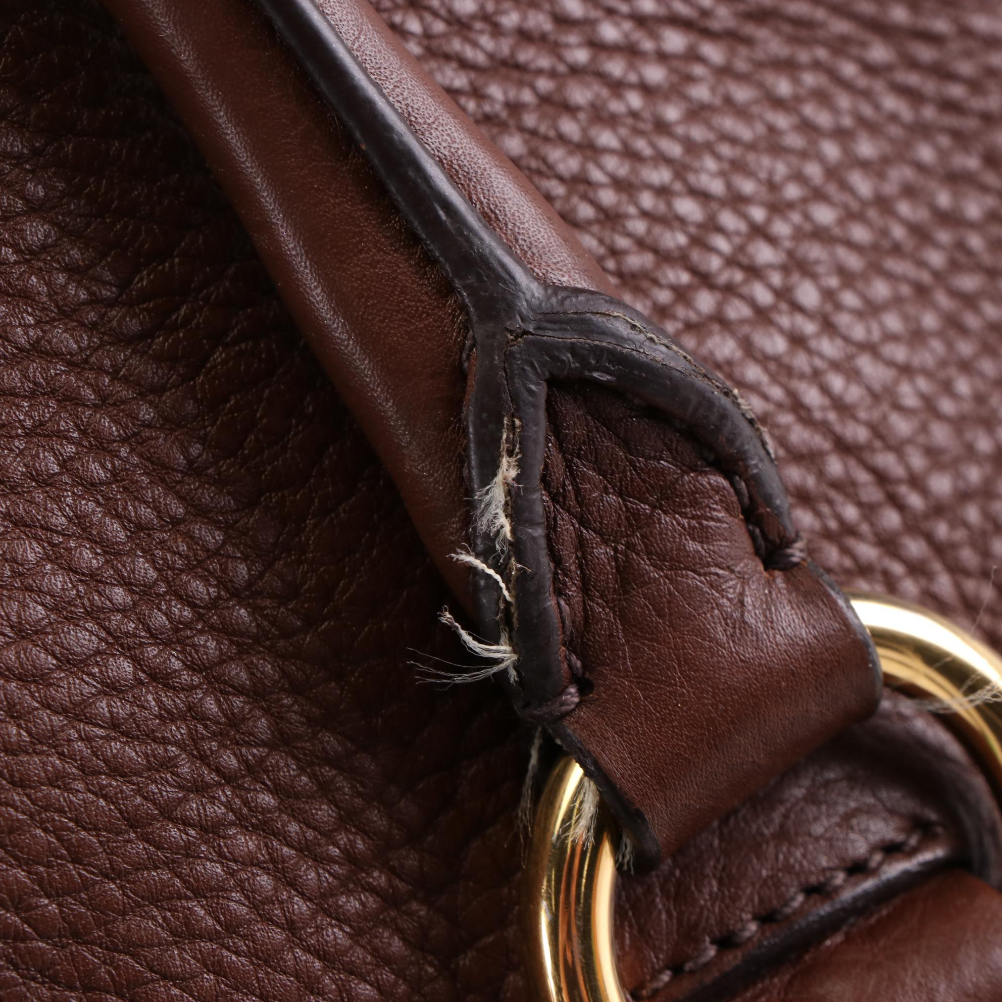 Prada Grained Leather Two-Way Bag