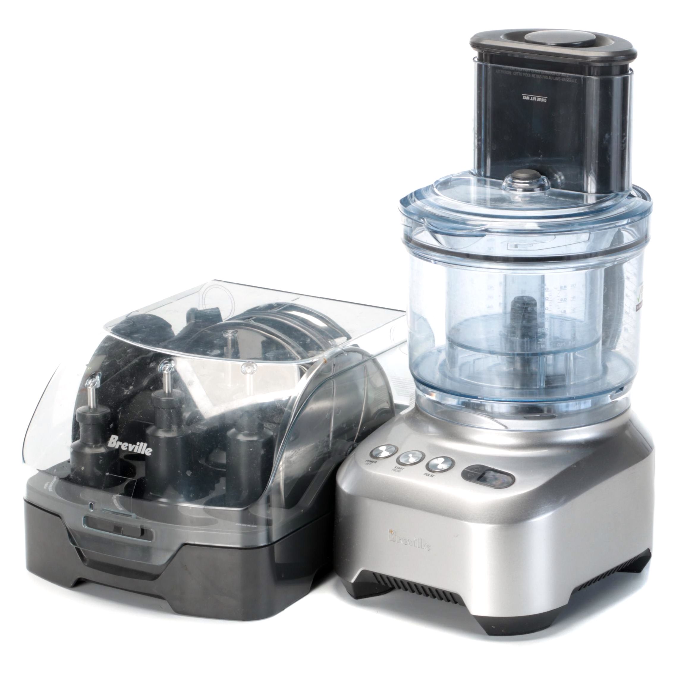 Breville Sous Chef 16-Cup Brushed Stainless Food Processor with Attachments