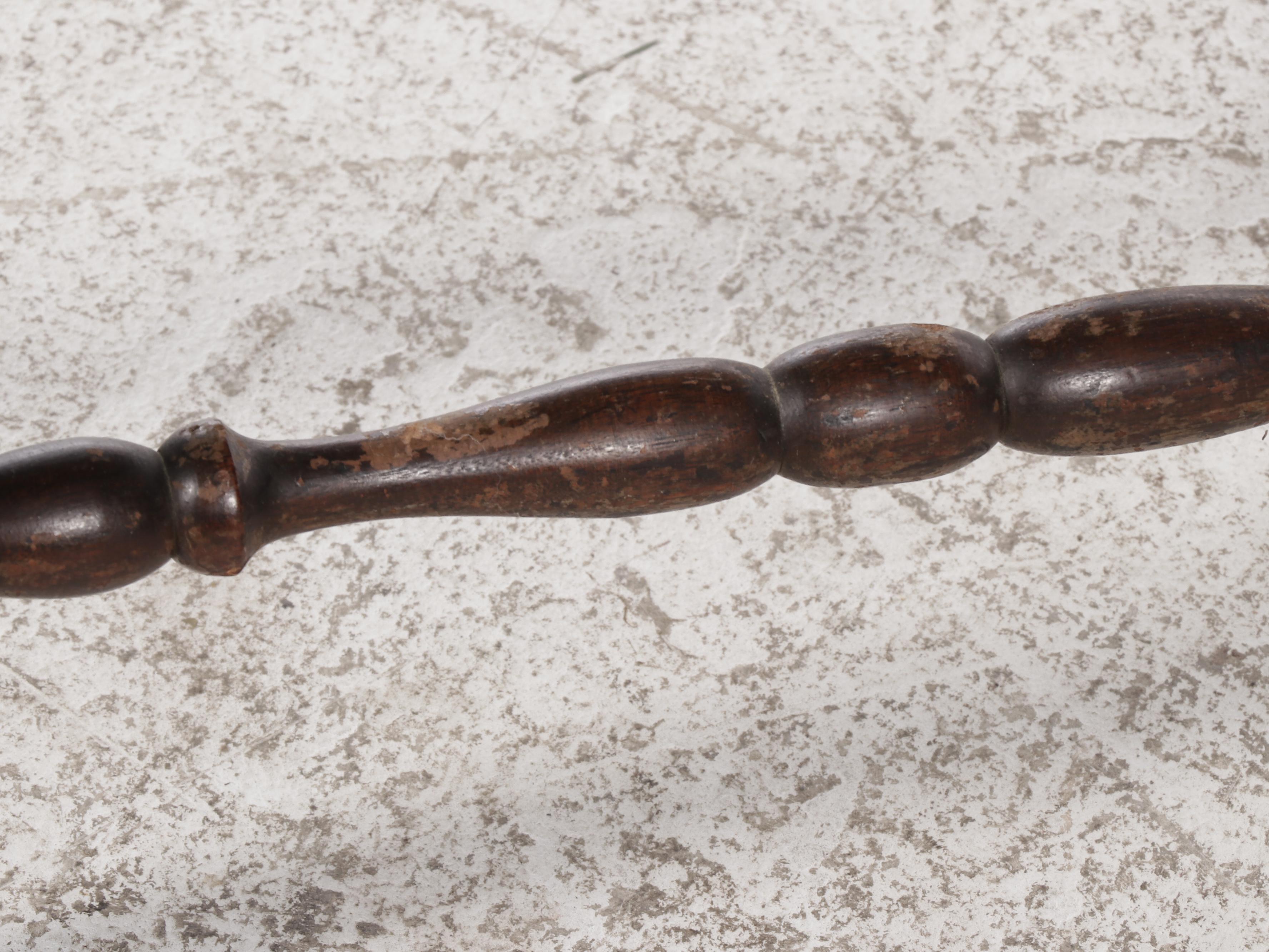 French Louis XIV Style Carved Walnut Armchair with Needlepoint