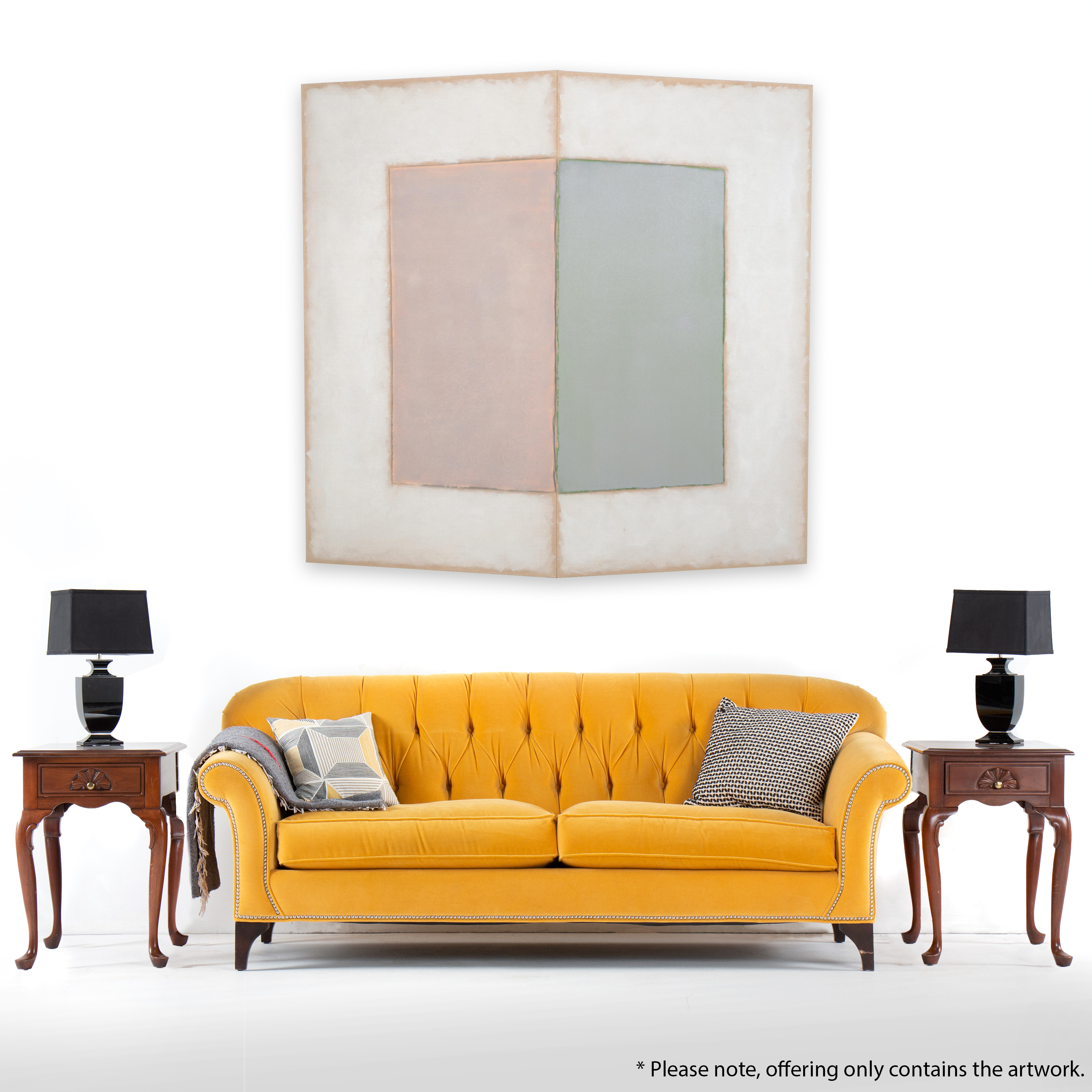 Tom Levine Monumental Oil Painting "Opus 82 No. 2," 1990