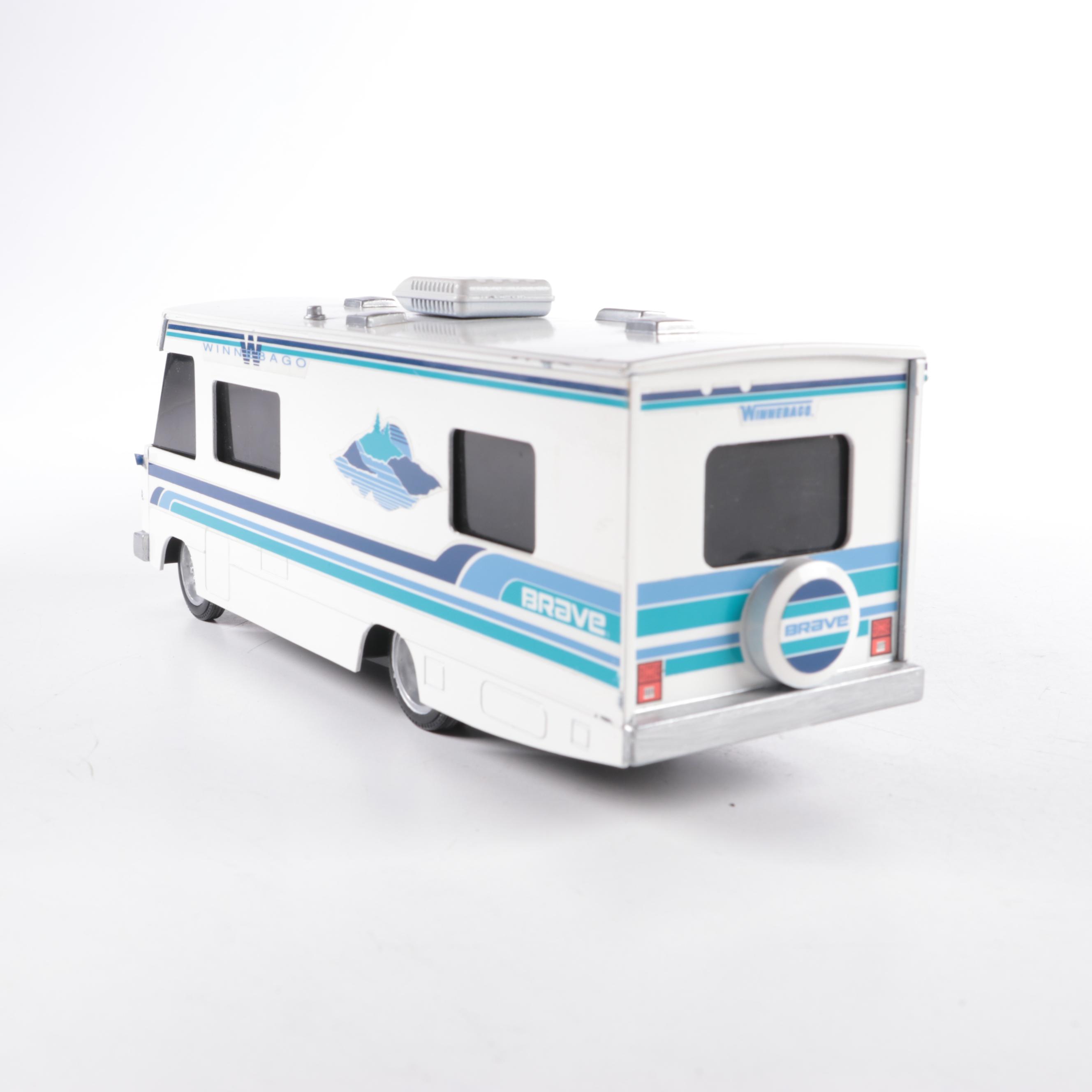 Diecast Model Coast Guard Helicopter, Winnebago RV, Ertl Front Loader and More