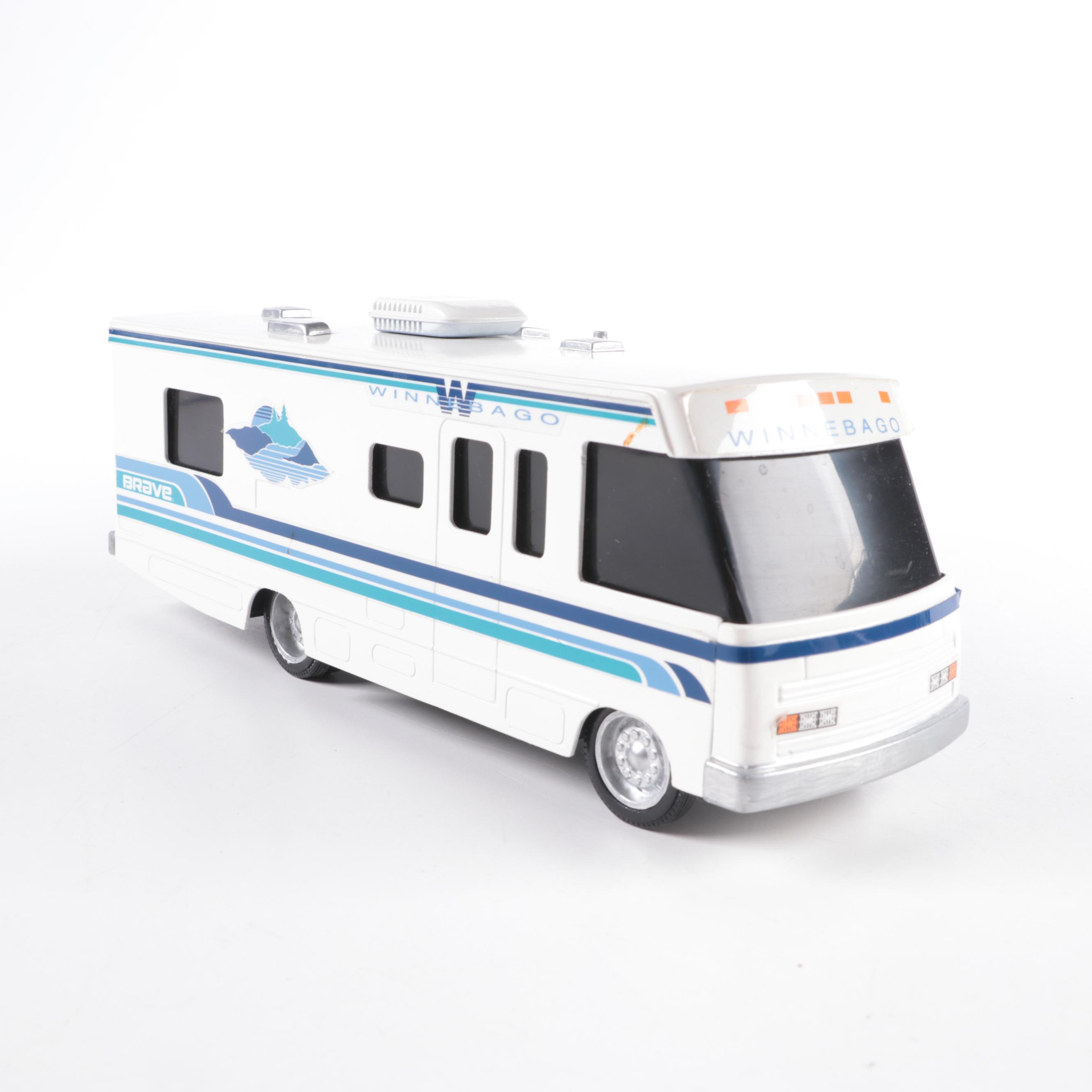 Diecast Model Coast Guard Helicopter, Winnebago RV, Ertl Front Loader and More