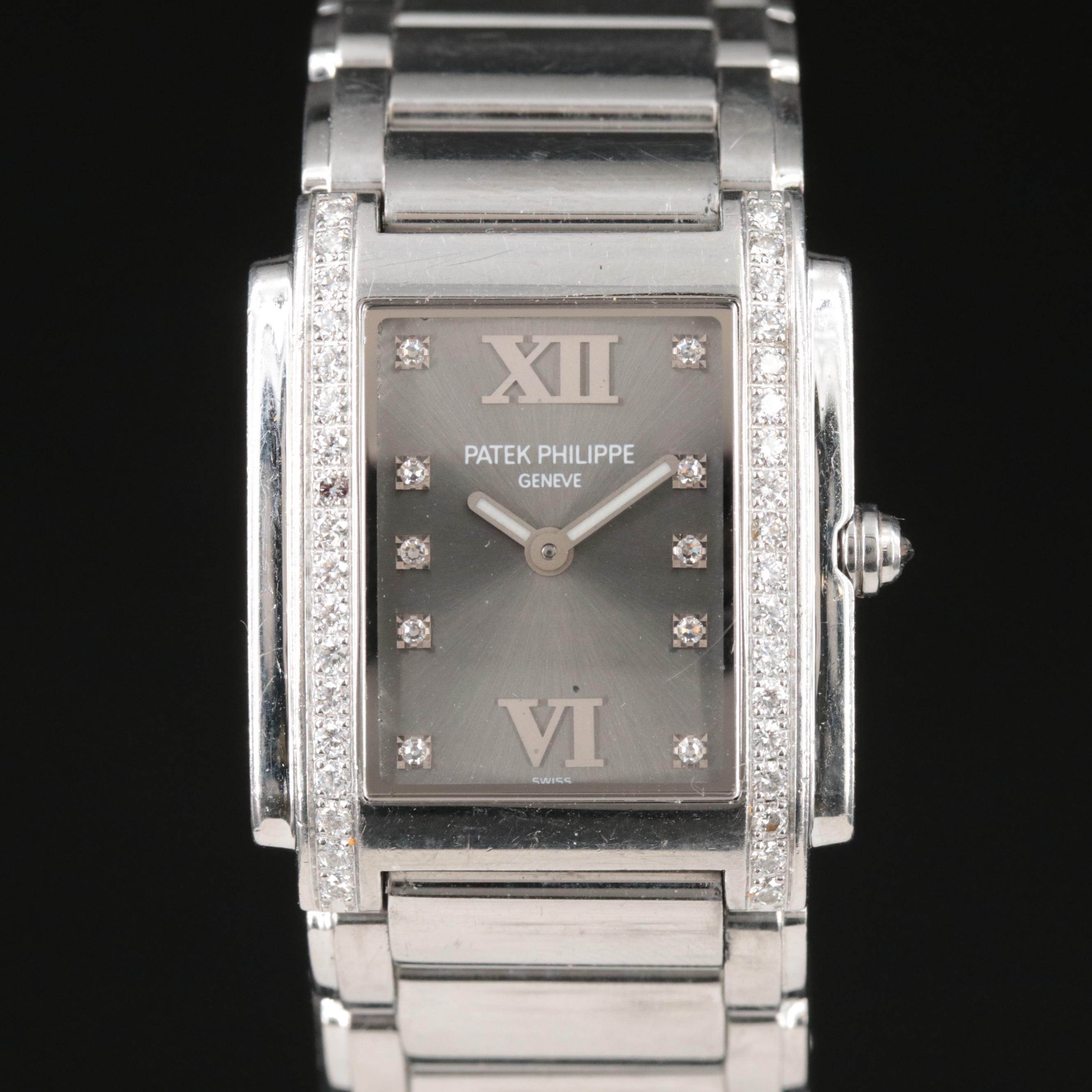 Patek Philippe Twenty-4 Diamond Dial and Case Watch