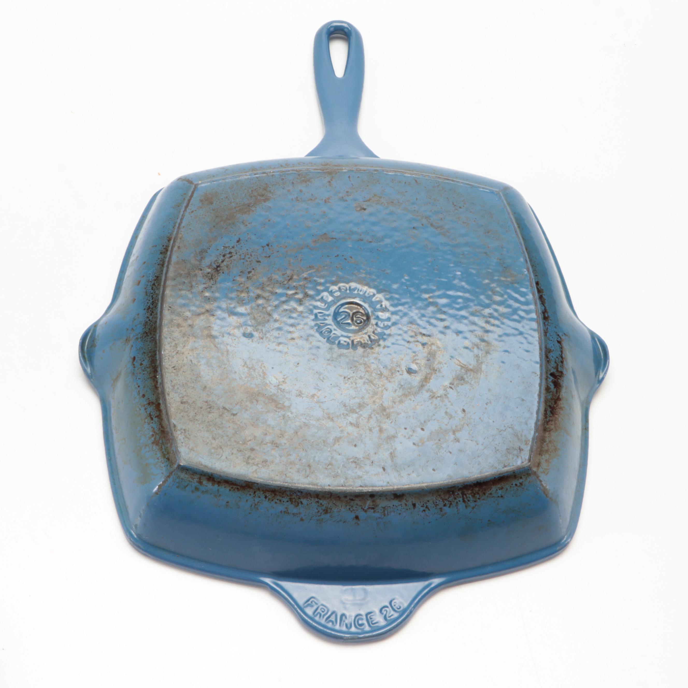 Le Creuset Marseille Cast Iron Griddle and Pie Pan with Other Serving Bowl