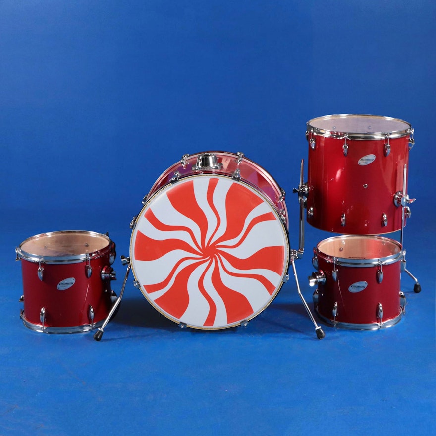 The White Stripes "The Hardest Button to Button" Ludwig Accent Drum Set