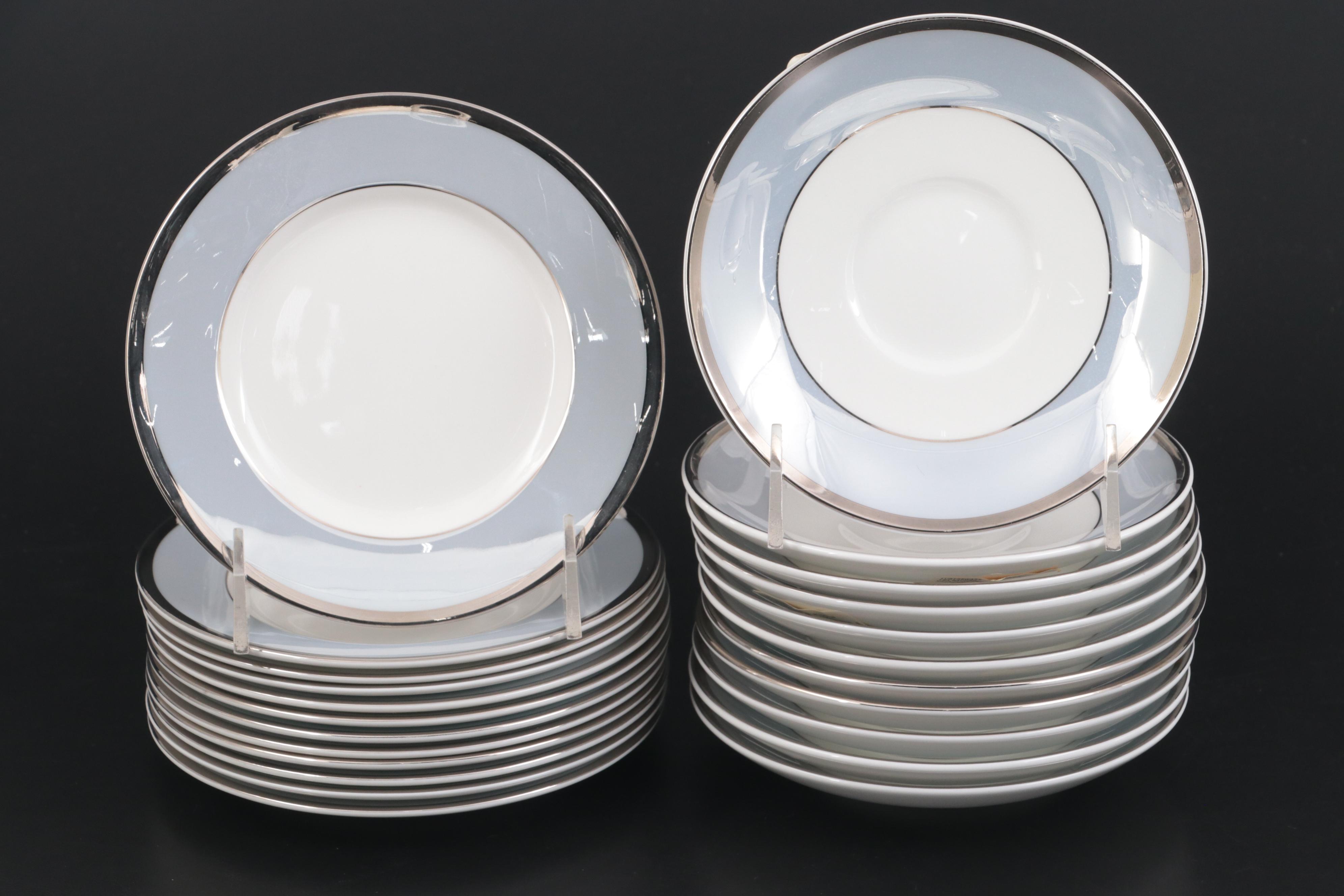 Wedgwood "Lustreware Blue Fin" and More Bone China Dinnerware