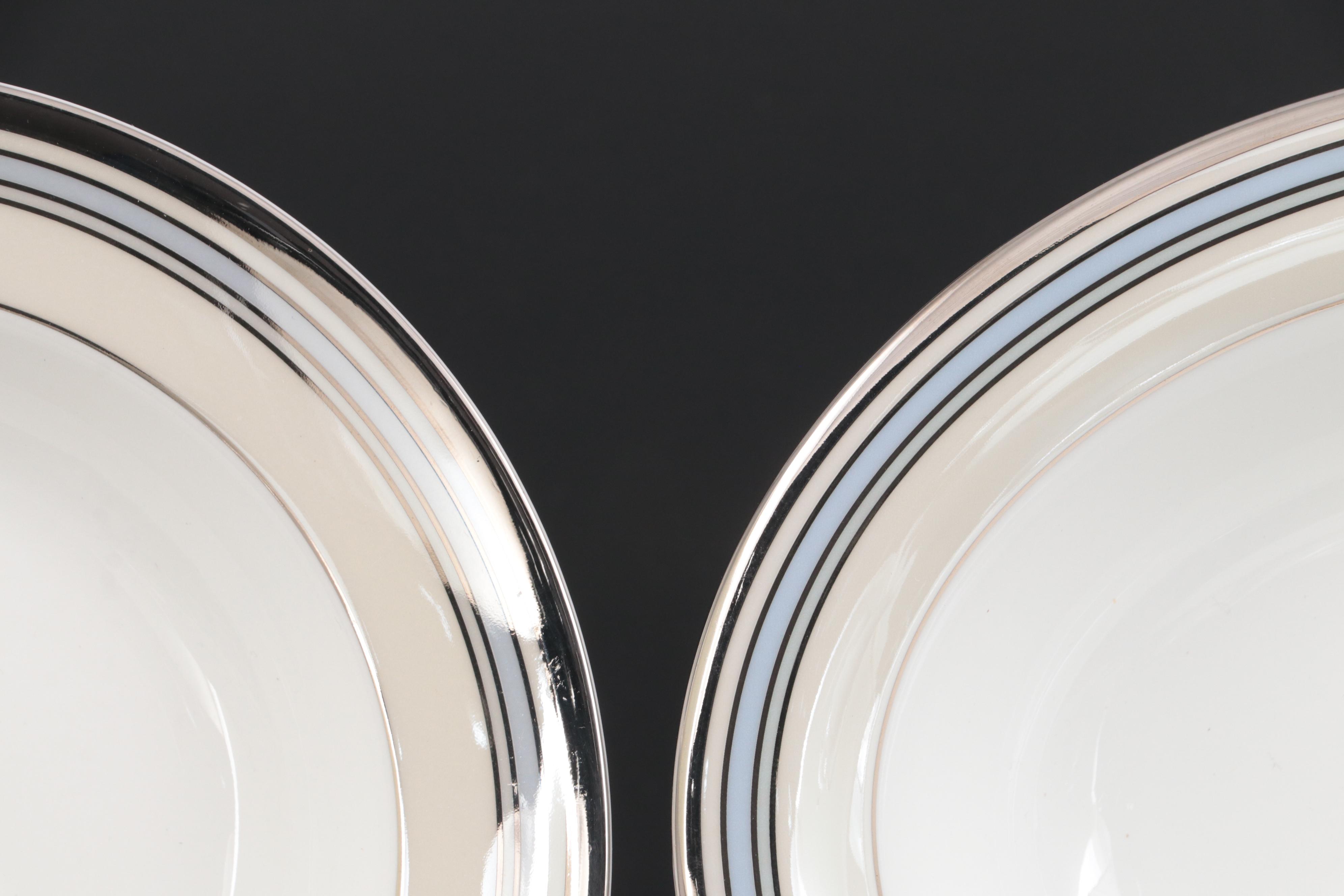 Wedgwood "Lustreware Blue Fin" and More Bone China Dinnerware