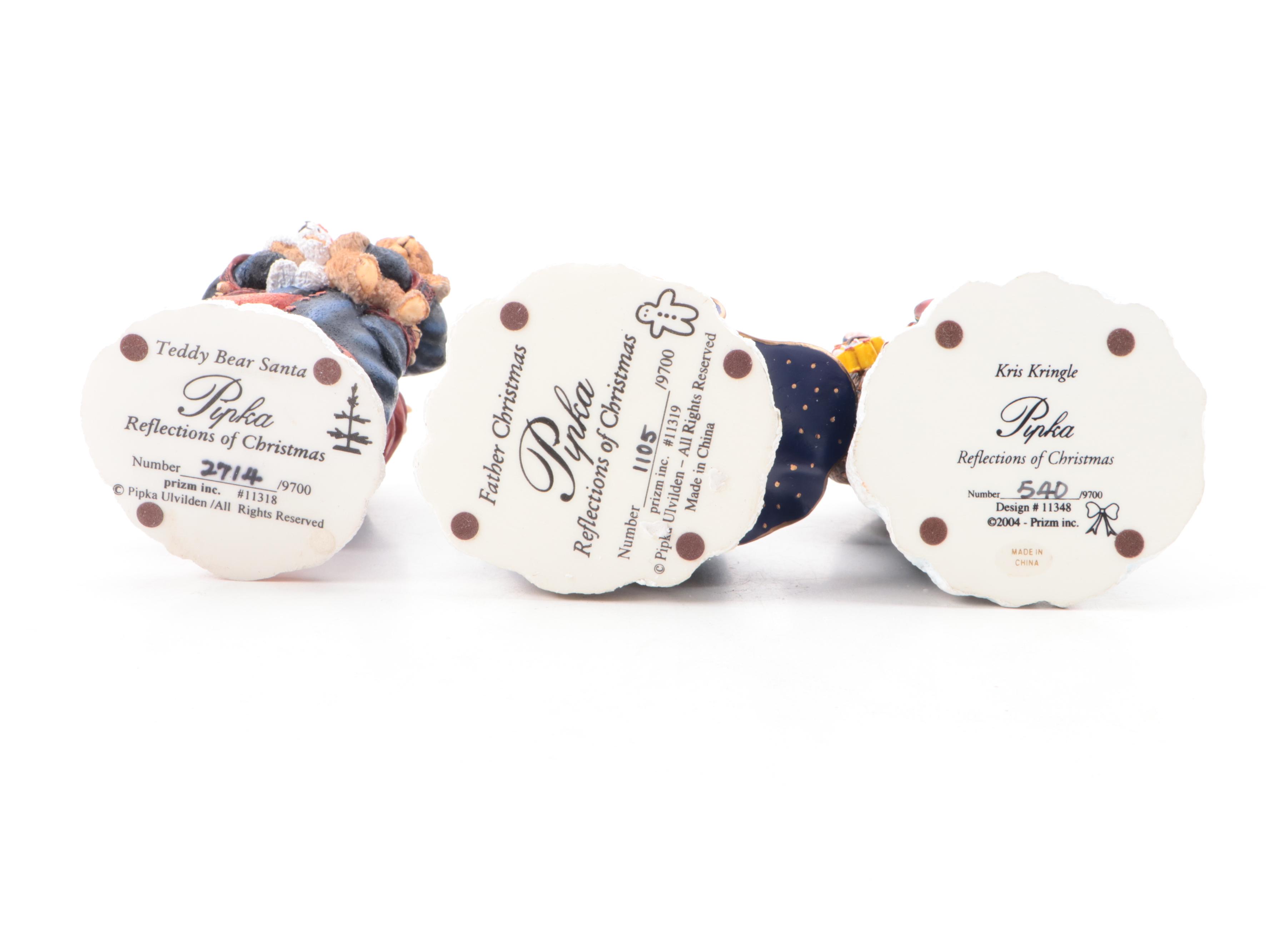 Pipka "Father Christmas" and More Resin Santa Figurines