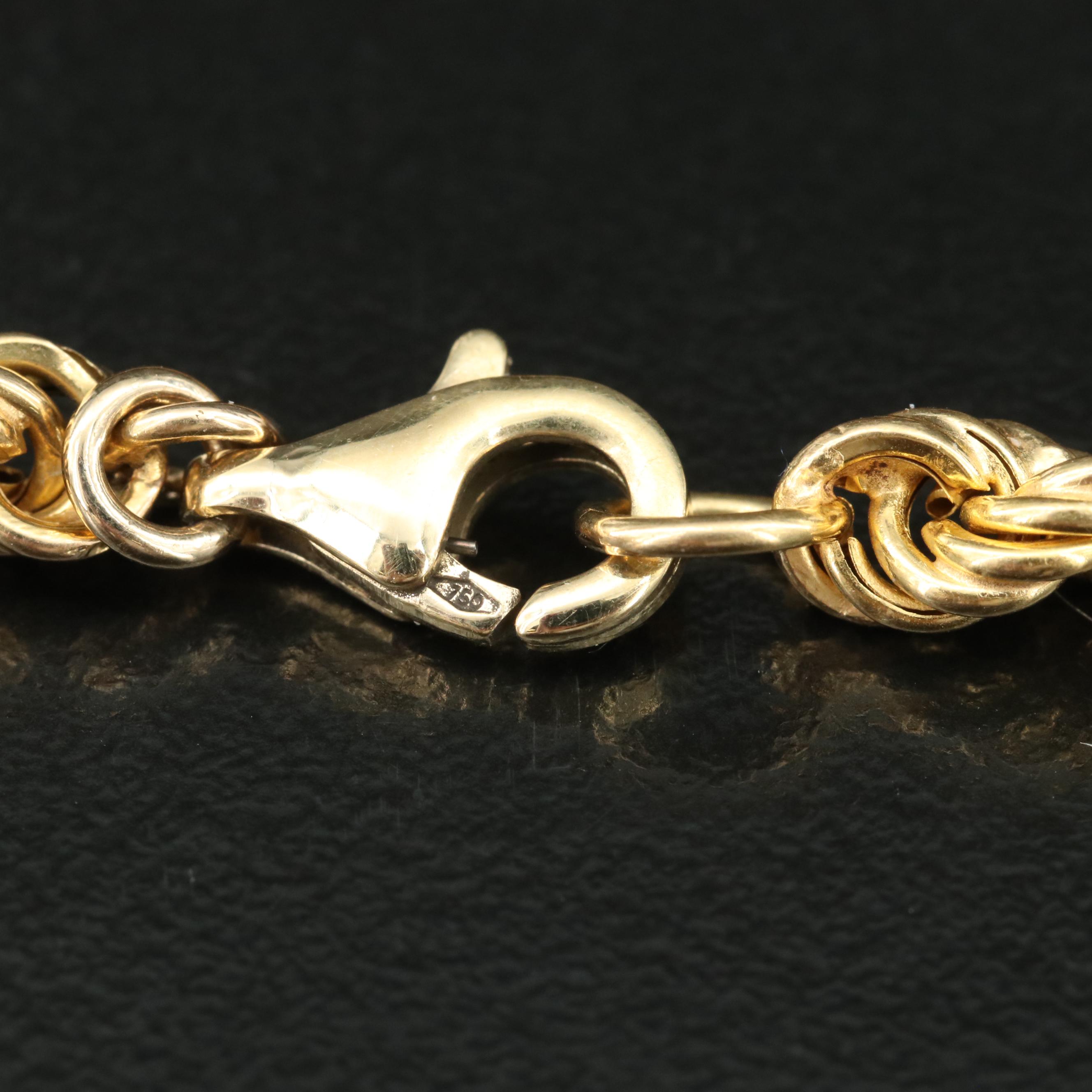 18K Rope Chain Necklace