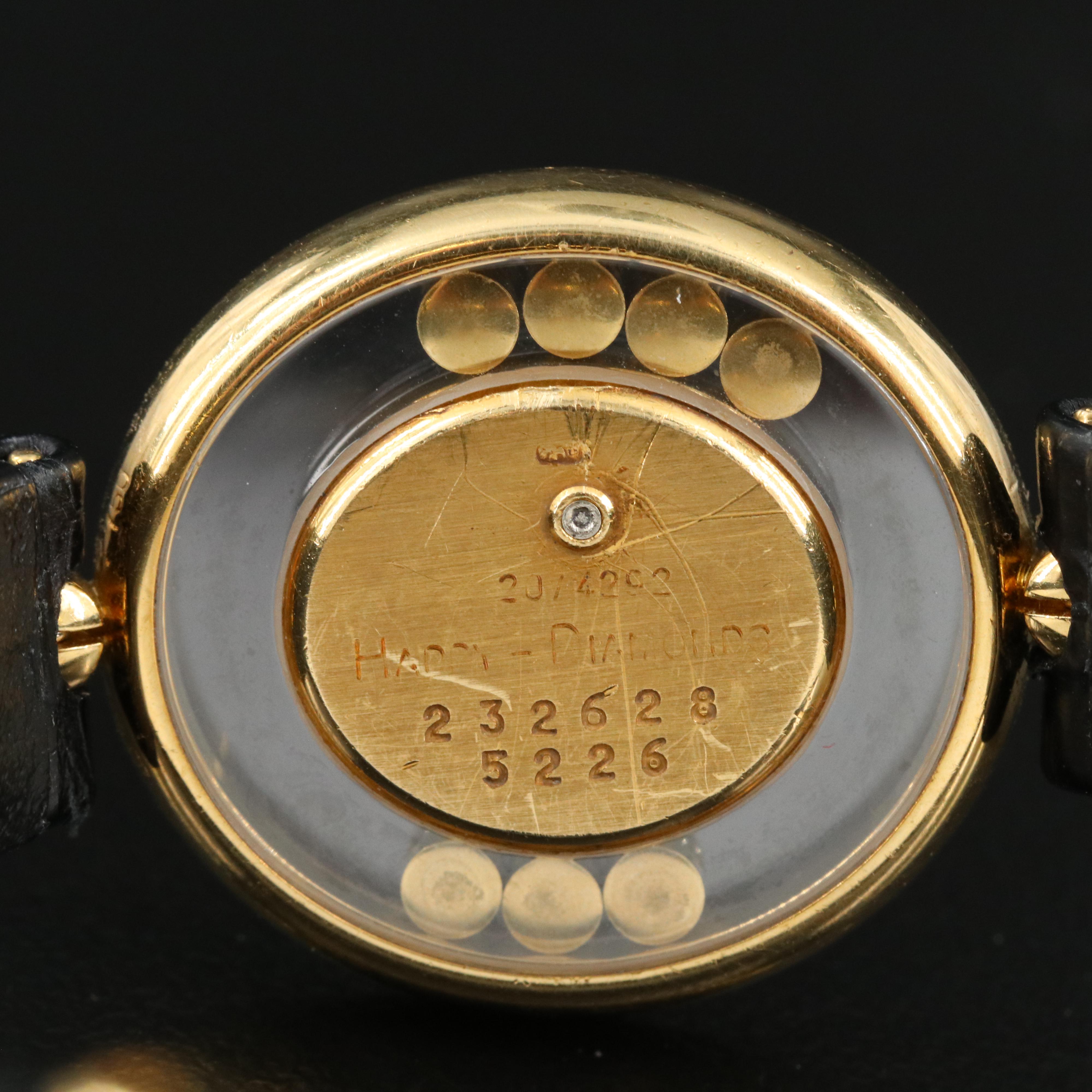 18K and Diamond Chopard Happy Diamonds Watch