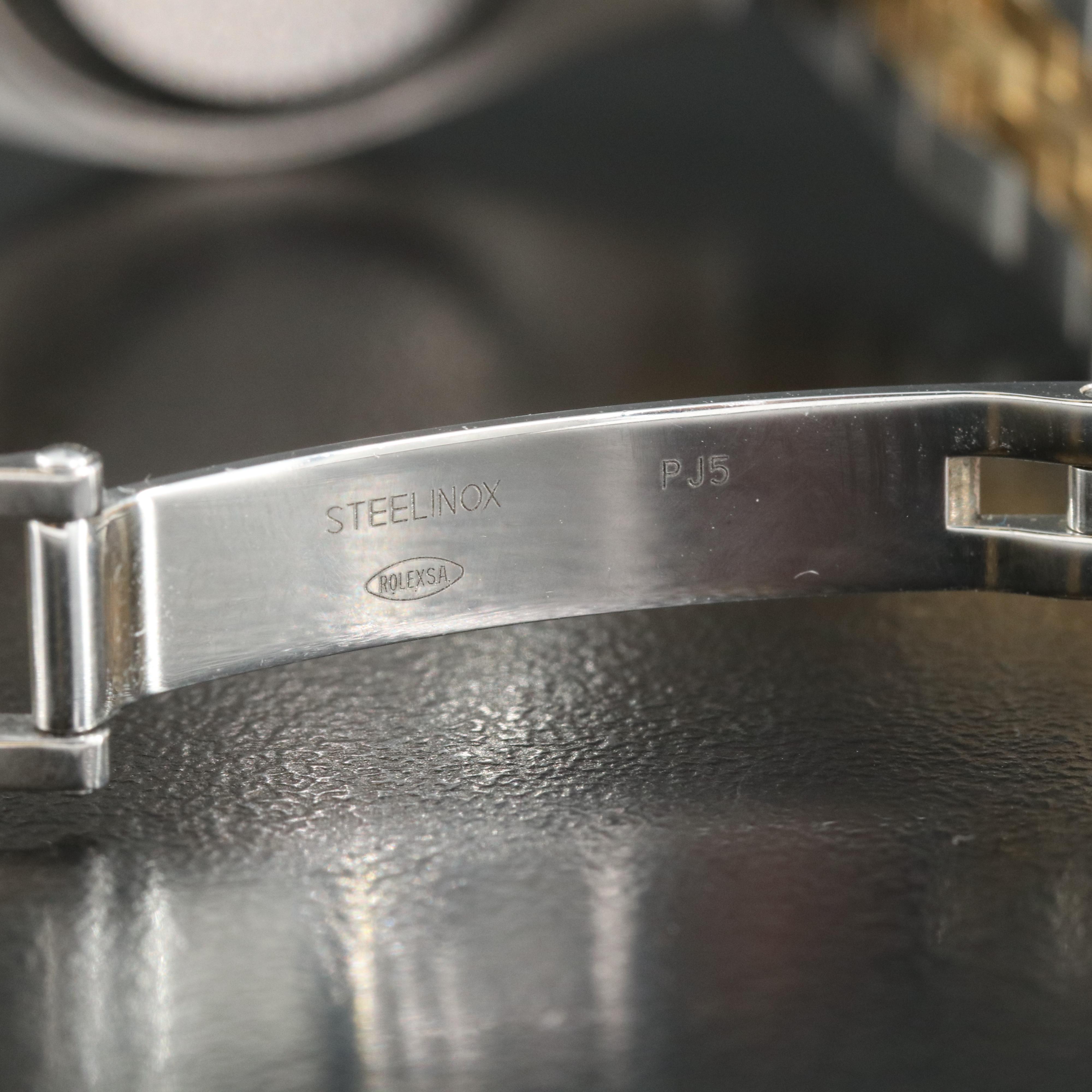 2008 Rolex Factory Diamond Jubilee Dial Datejust Watch