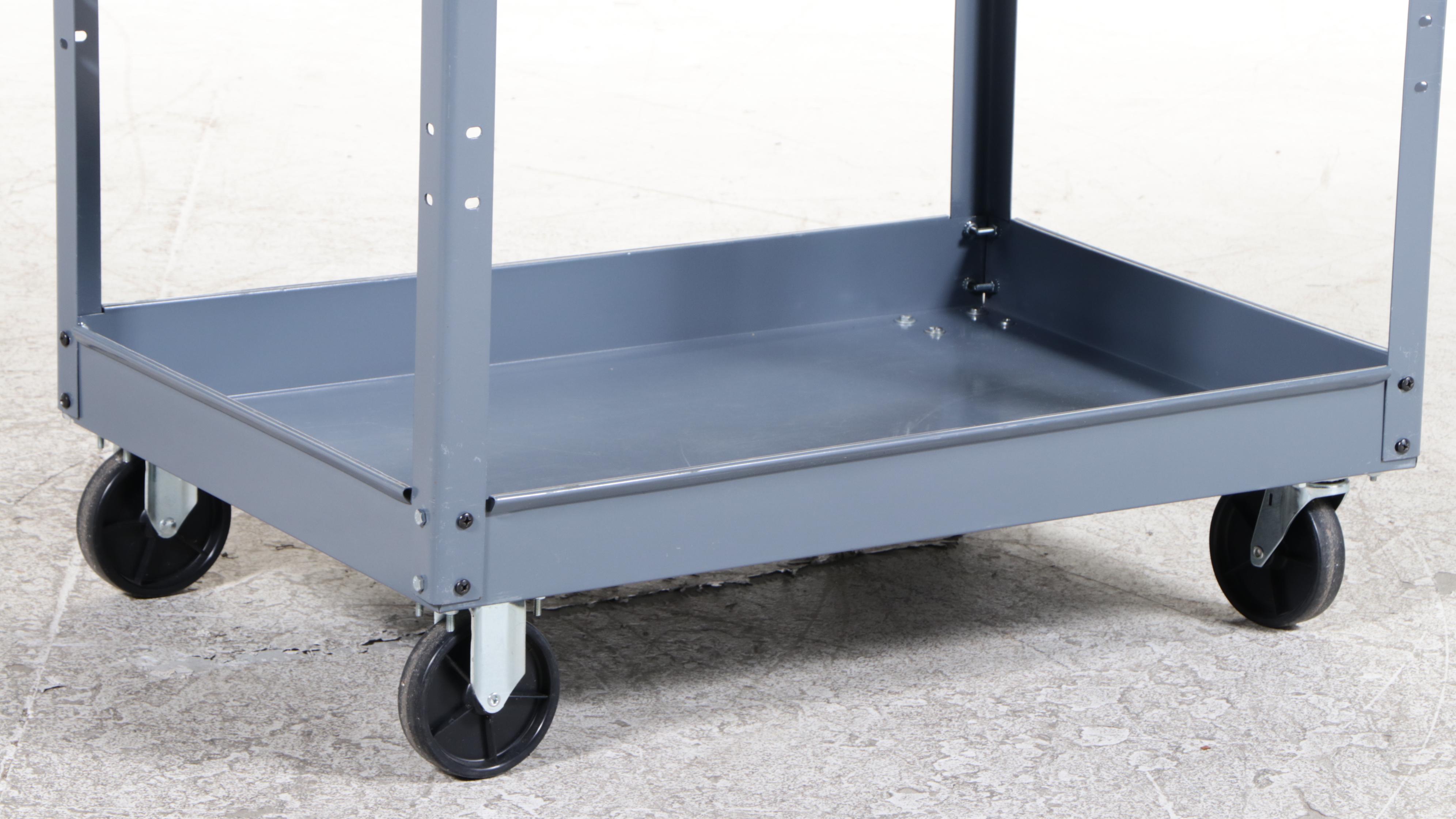 Industrial Steel Tray Cart
