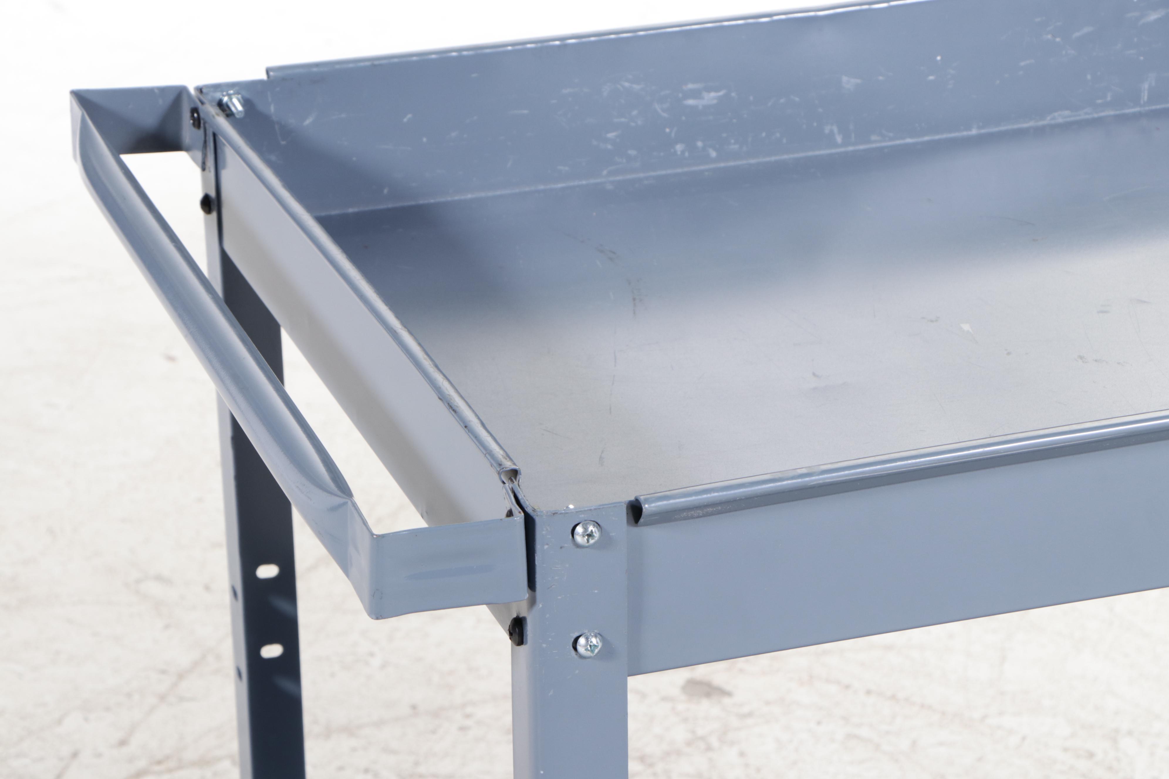 Industrial Steel Tray Cart