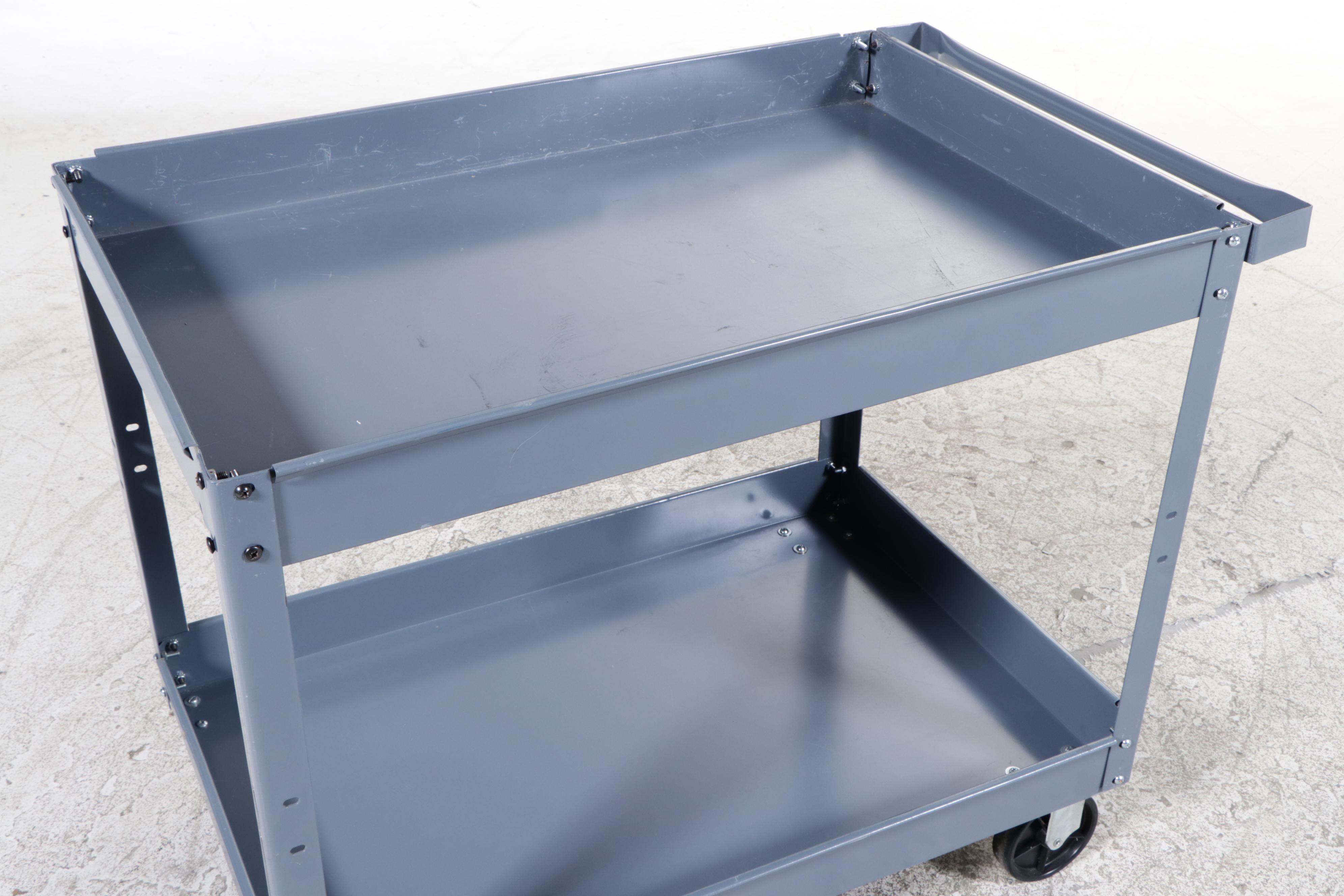 Industrial Steel Tray Cart