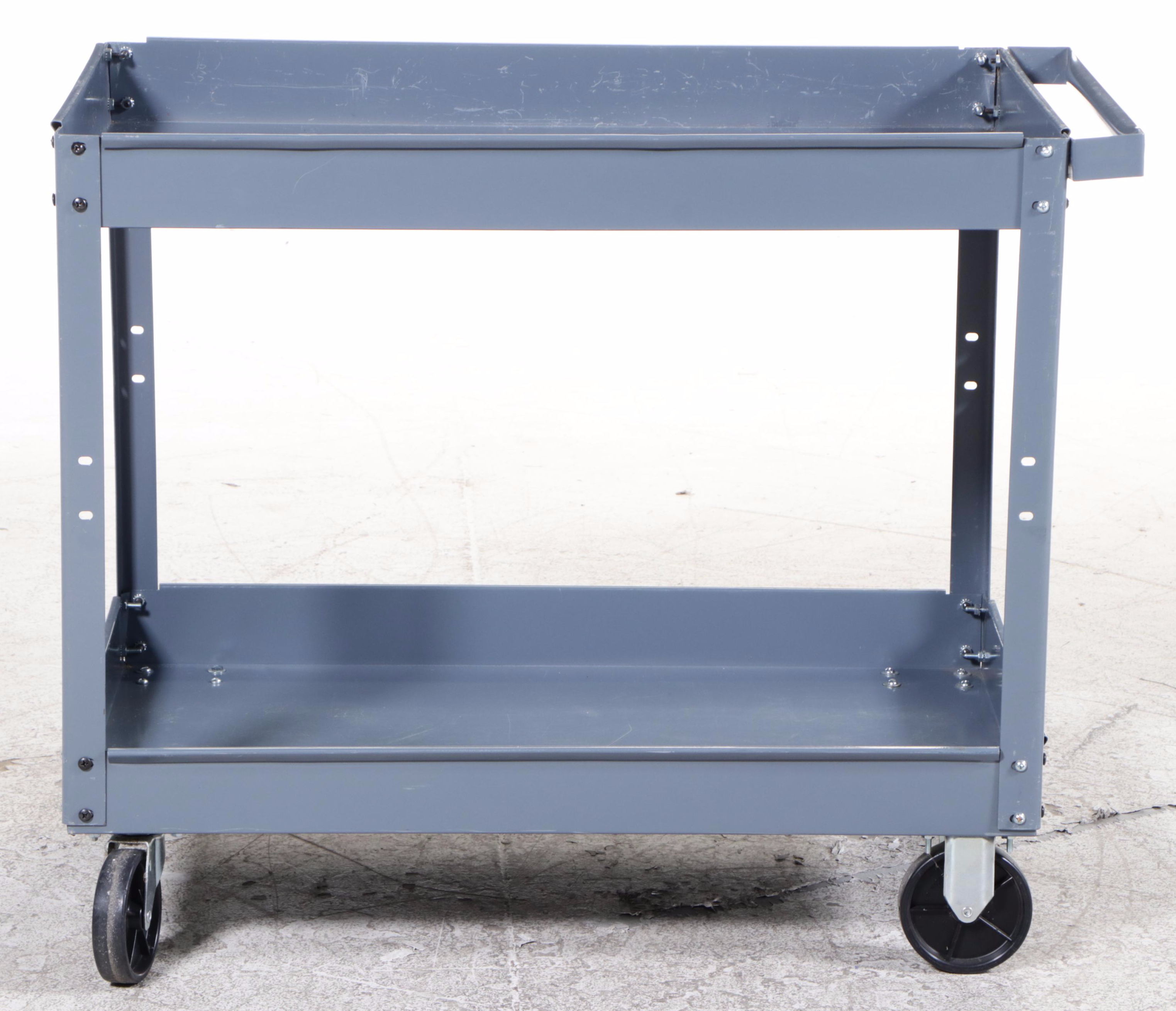 Industrial Steel Tray Cart