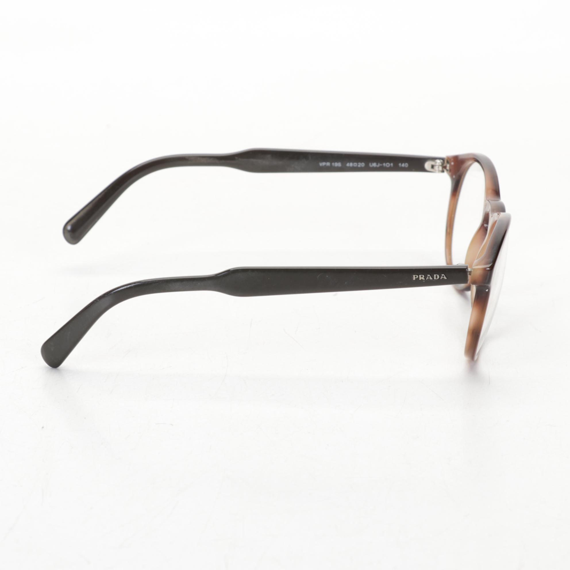 Prada SPR17U Round Sunglasses and VPR19S Prescription Glasses